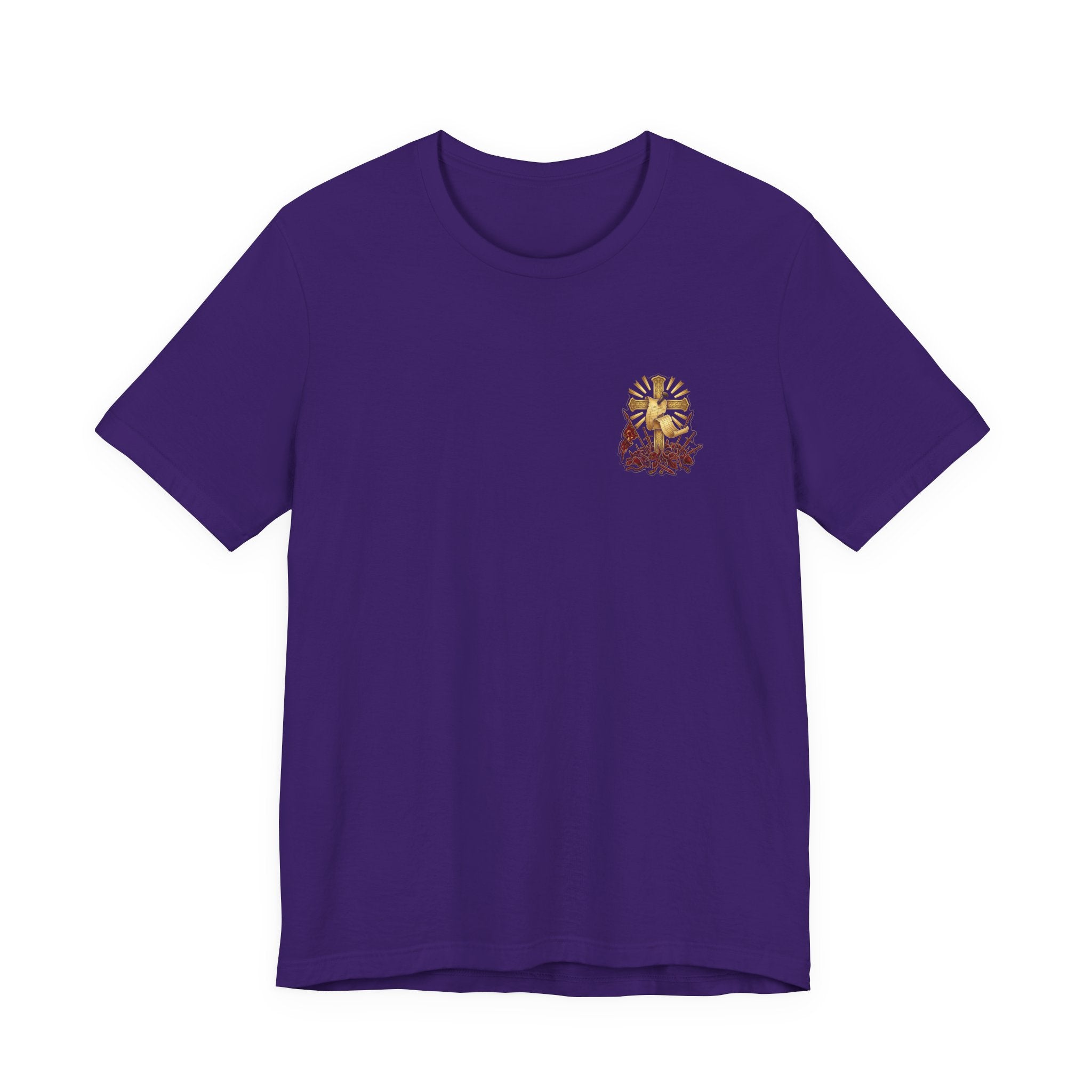 He Disarmed the Powers Christian Tee | Reformed Warrior Faith Shirt