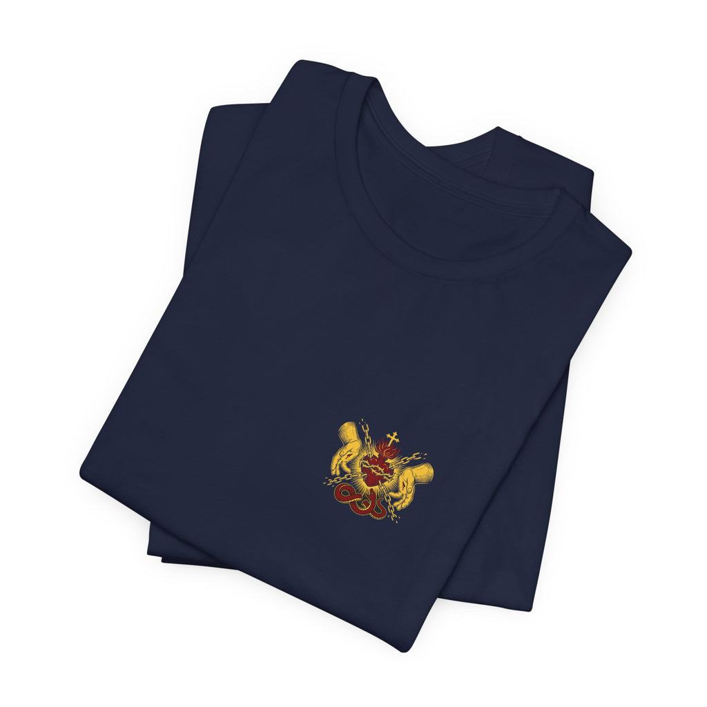 Love Never Fails Christian Tee | Reformed Warrior Faith Shirt