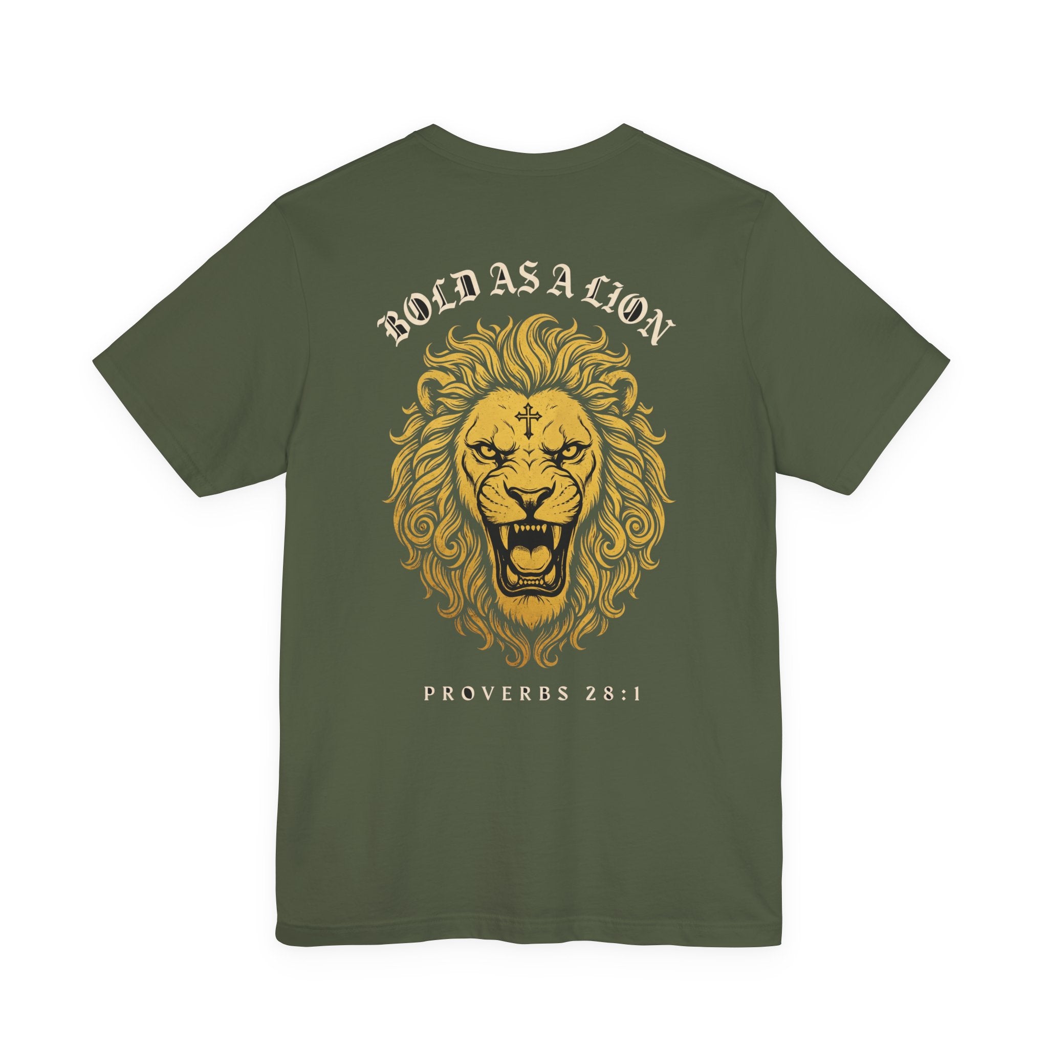 Bold as a Lion Christian Tee | Reformed Warrior Faith Shirt