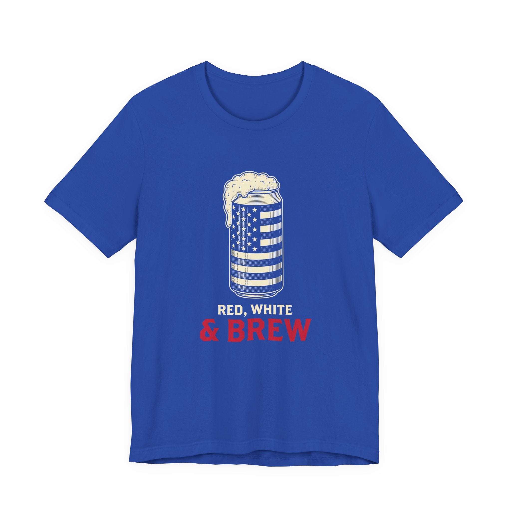 Red White and Brew T-Shirt | Funny 4th of July Beer Tee | Patriotic Drinking Gift | Craft Beer Lover Shirt