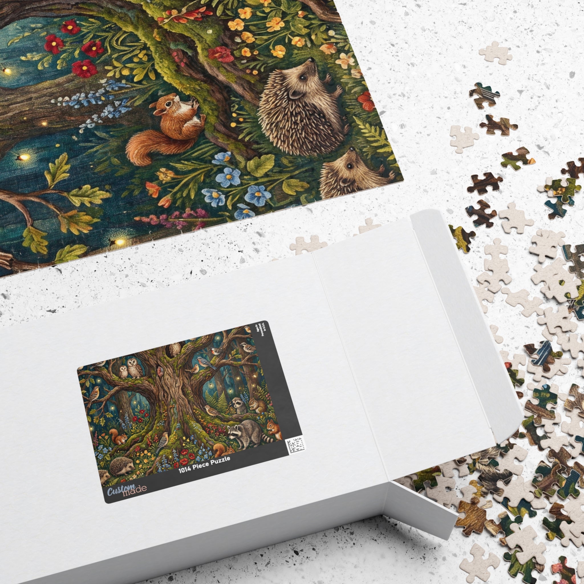 Woodland Animals Jigsaw Puzzle - Intricate Tapestry Design