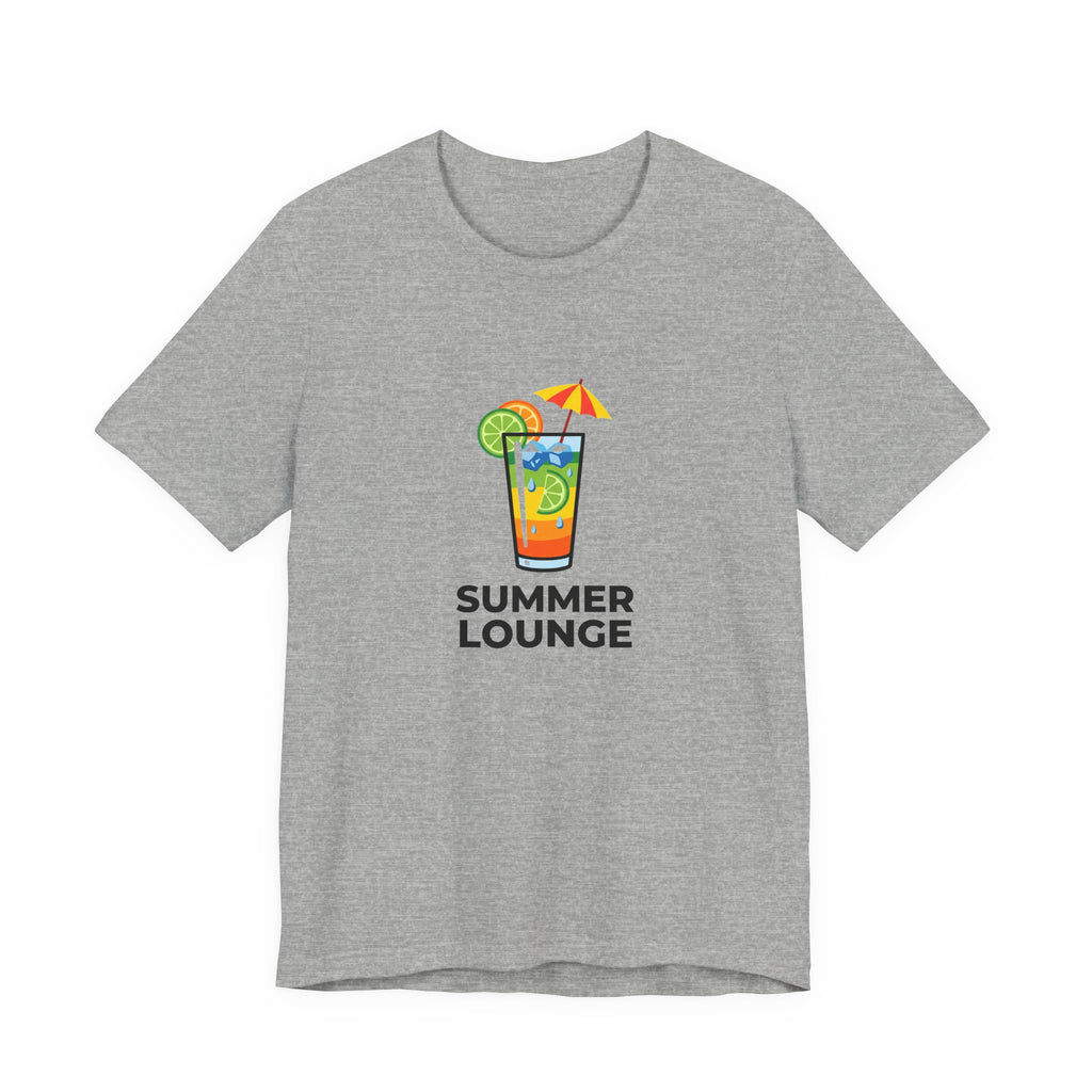 Tropical Cocktail Illustration Shirt | Summer Poolside Tee