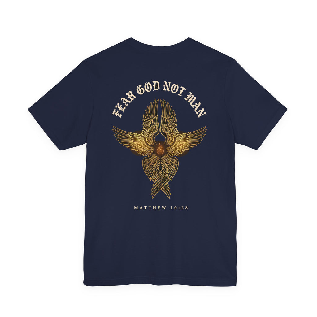 Fear God Not Man Christian Tee | Reformed Warrior Faith Shirt