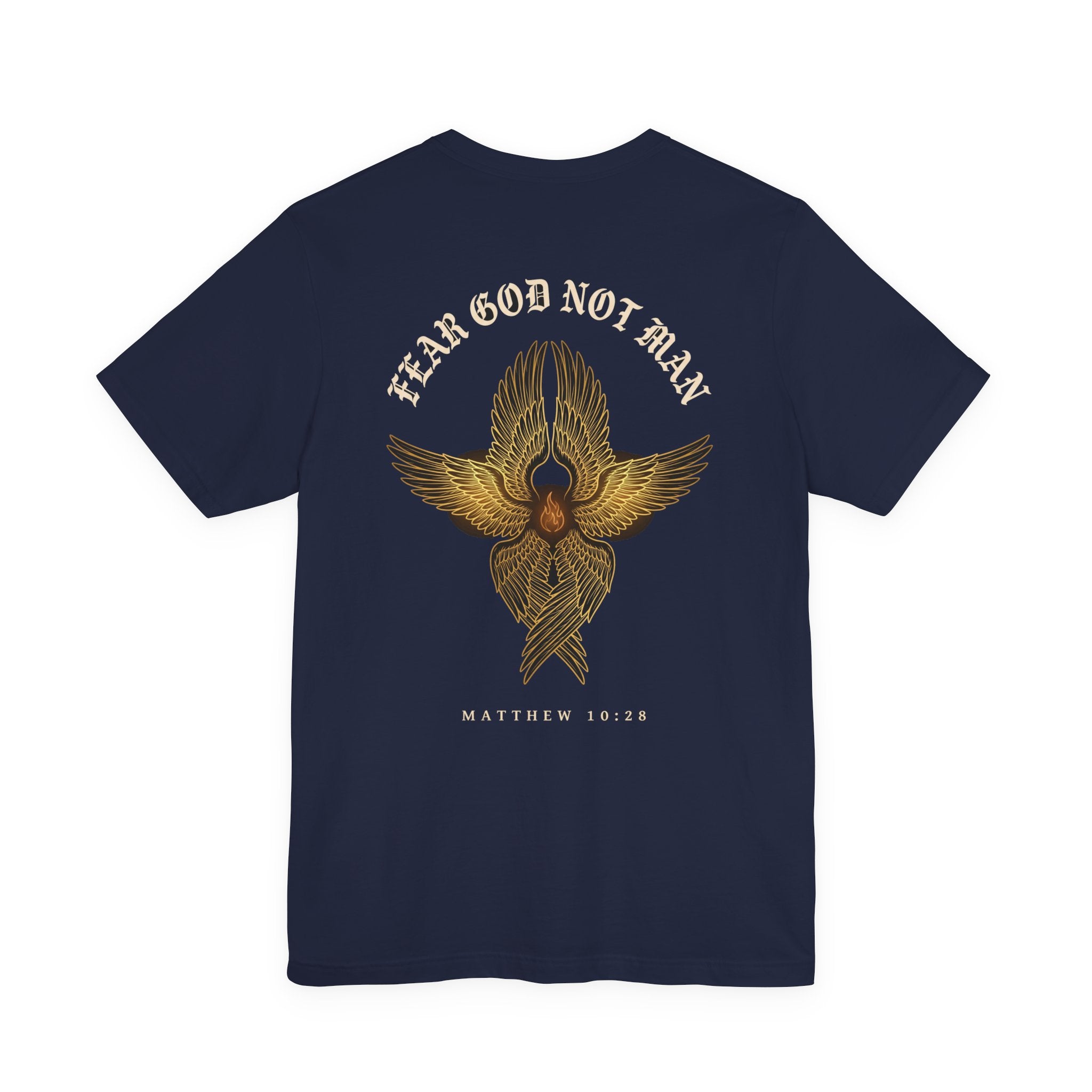 Fear God Not Man Christian Tee | Reformed Warrior Faith Shirt