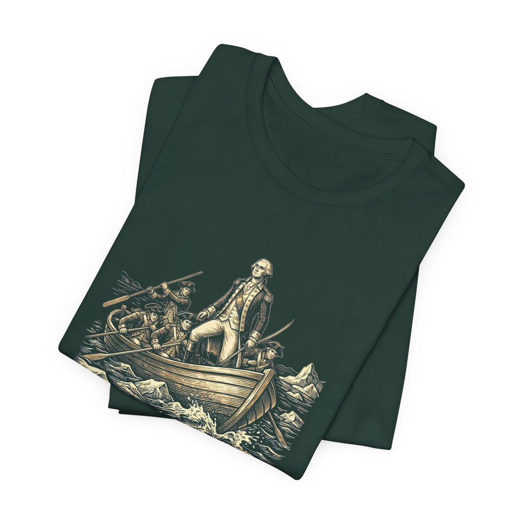 Get In Loser We're Crossing the Delaware T-Shirt | Funny 4th of July Tee | History Teacher Gift