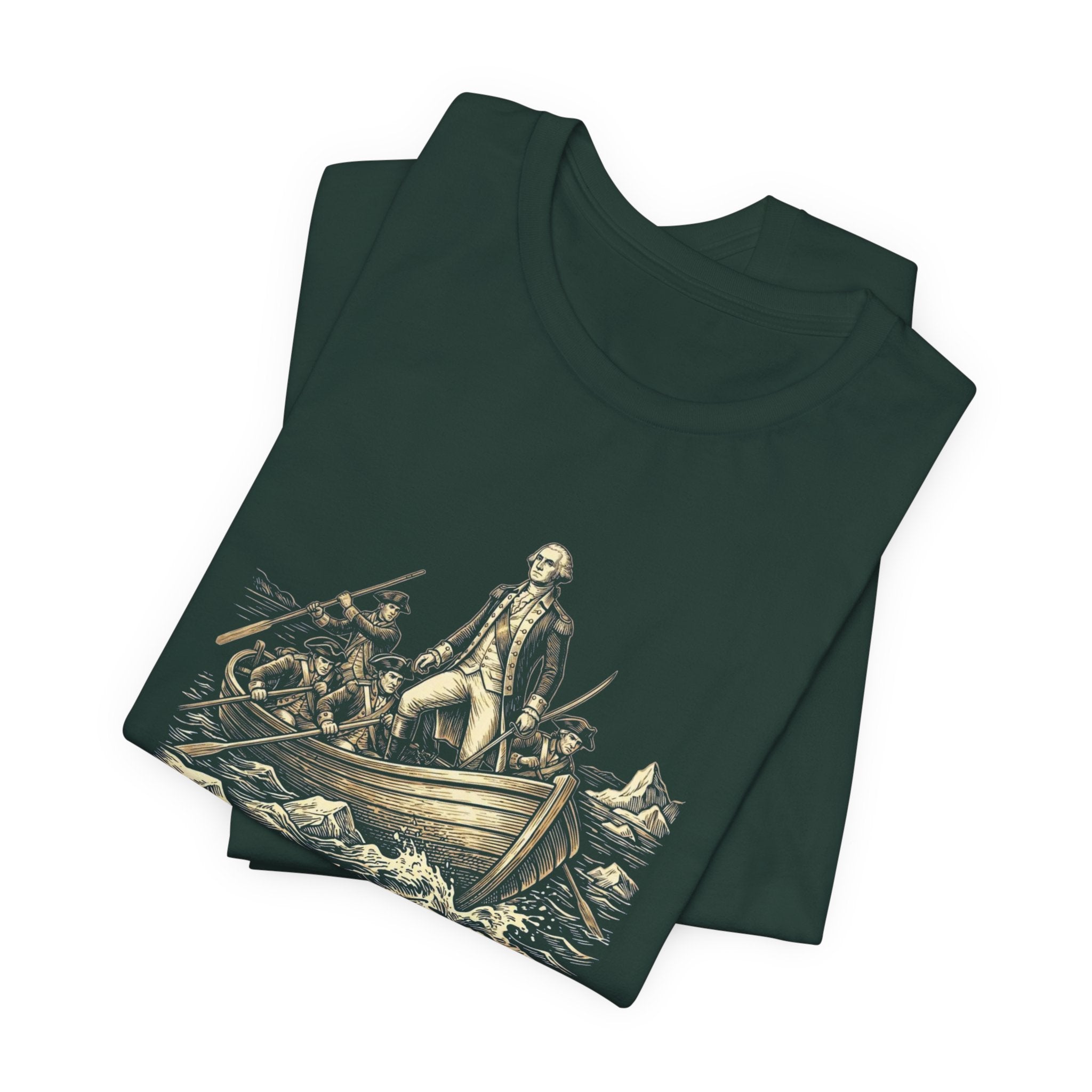 Get In Loser We're Crossing the Delaware T-Shirt | Funny 4th of July Tee | History Teacher Gift