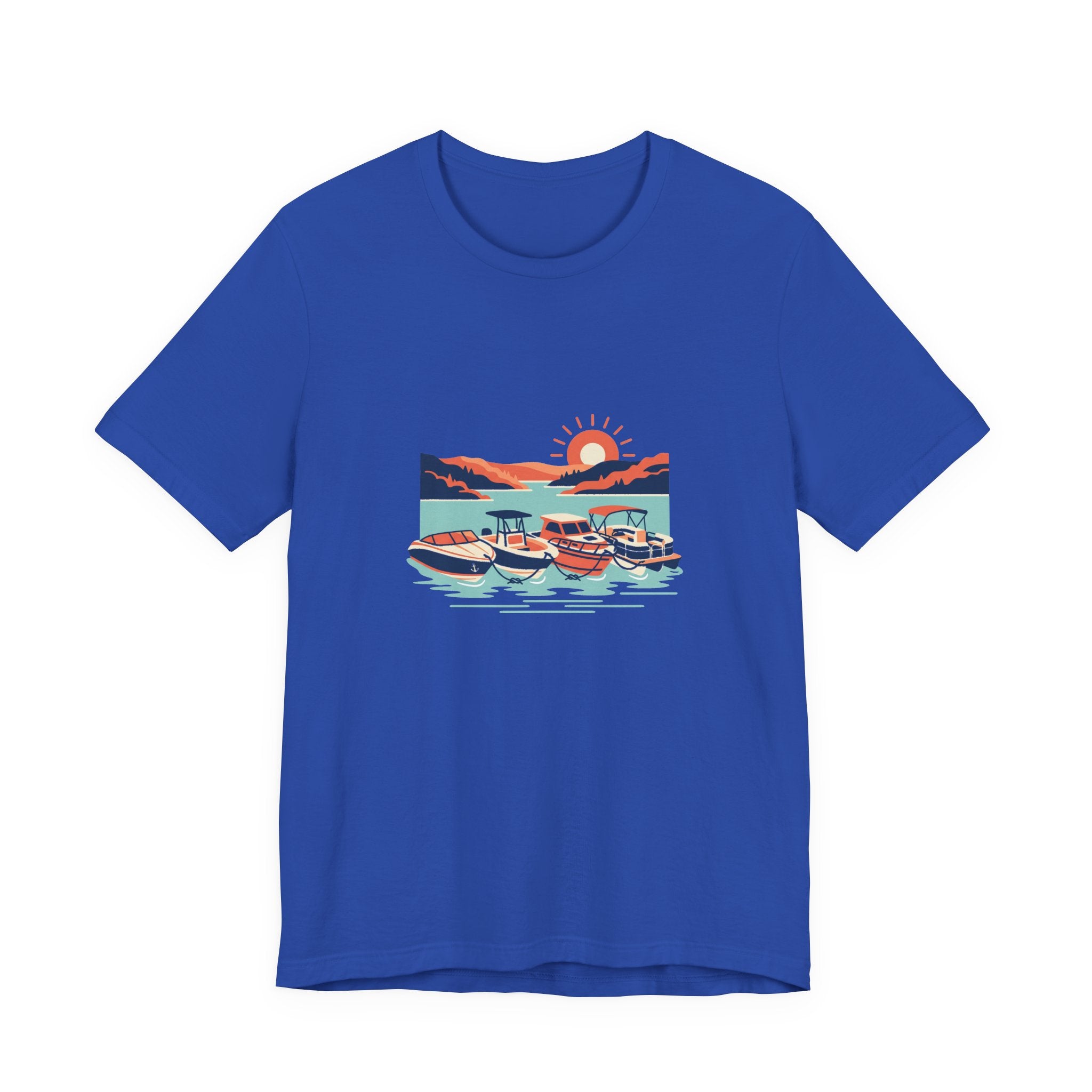 Lake of the Ozarks Scene Tee, Serene Lakeside Illustration Shirt