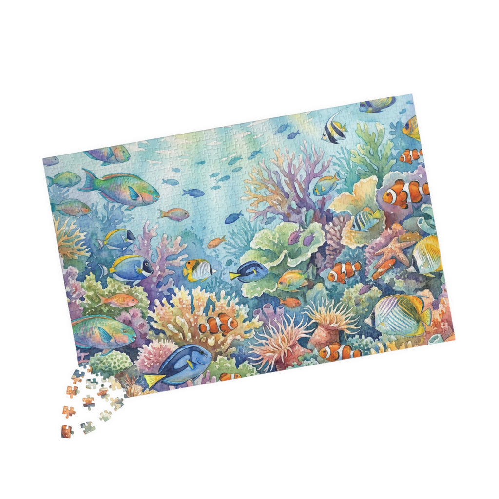 Underwater Harmony Jigsaw Puzzle with Tropical Fish Scene