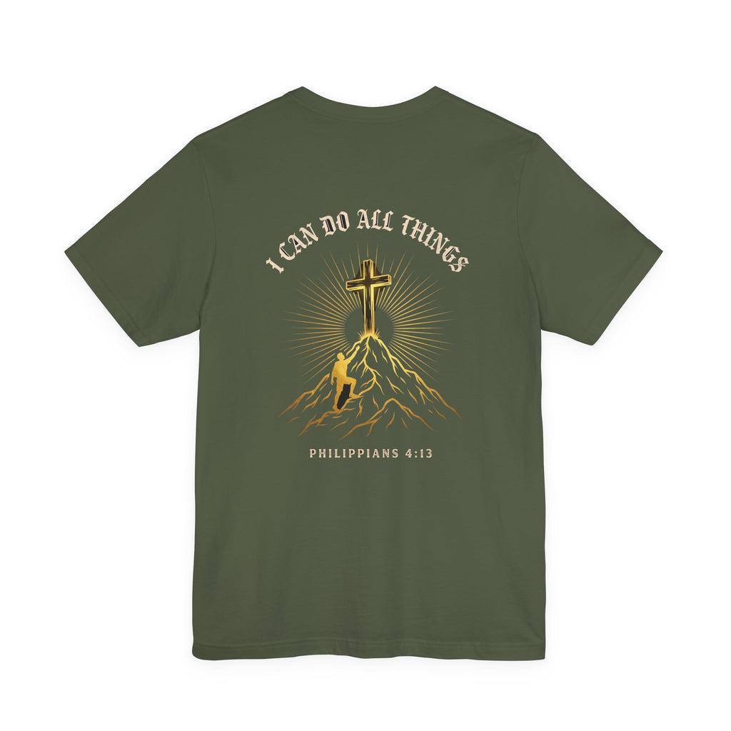 I Can Do All Things Through Christ Christian Tee | Faith Bible Verse Shirt