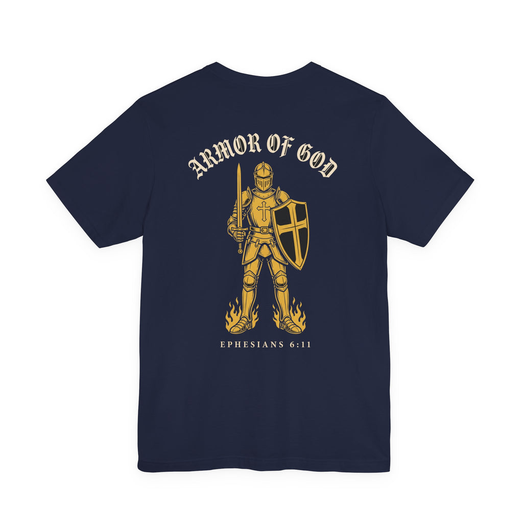 Put On the Full Armor of God Warrior Christian Tee | Crusades Faith Bible Shirt