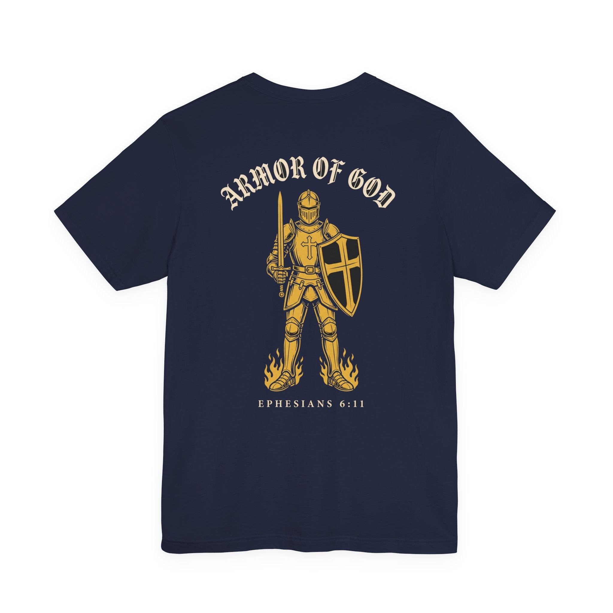 Put On the Full Armor of God Warrior Christian Tee | Crusades Faith Bible Shirt