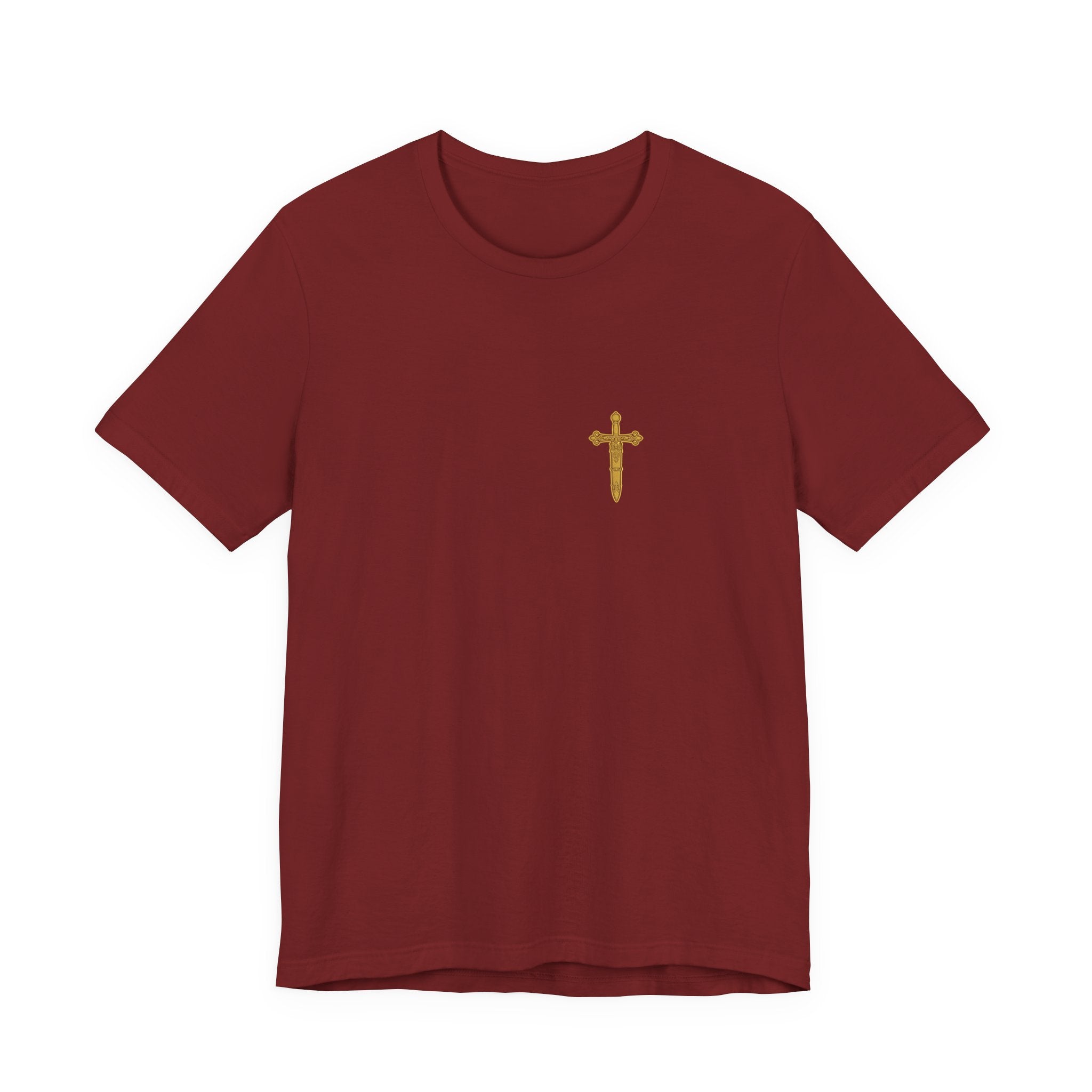 Crucified With Christ Christian Tee | Reformed Warrior Faith Shirt