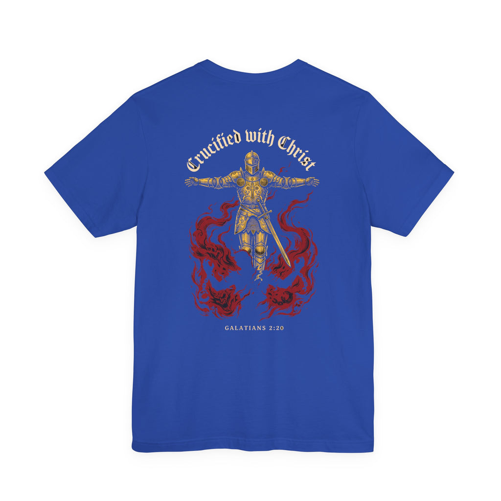 Crucified With Christ Christian Tee | Reformed Warrior Faith Shirt