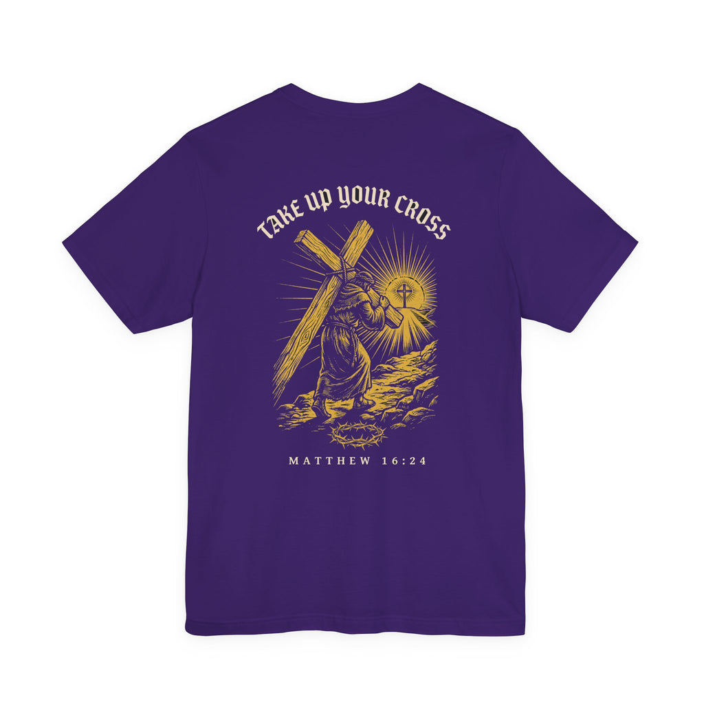 Take Up Your Cross Christian Tee | Reformed Warrior Faith Shirt