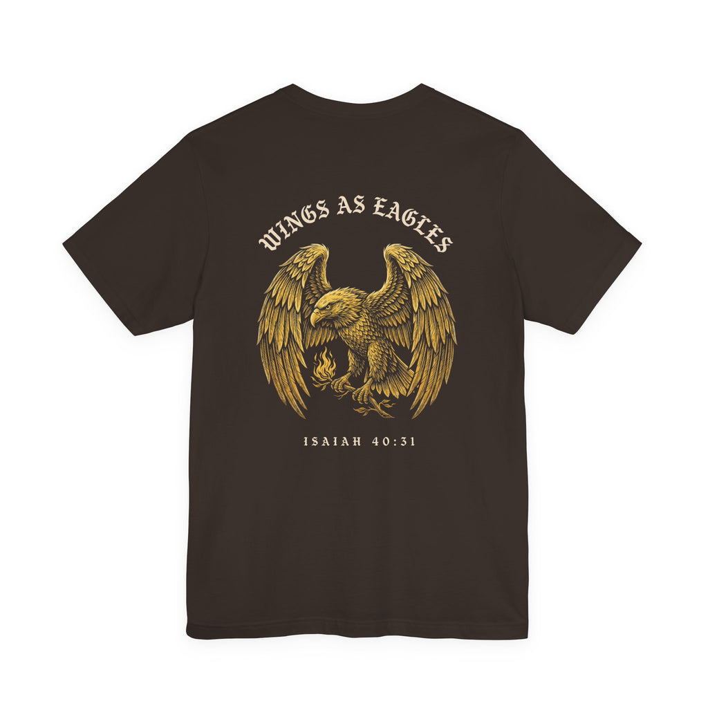 Mount Up With Wings as Eagles Christian Tee | Faith Bible Verse Shirt