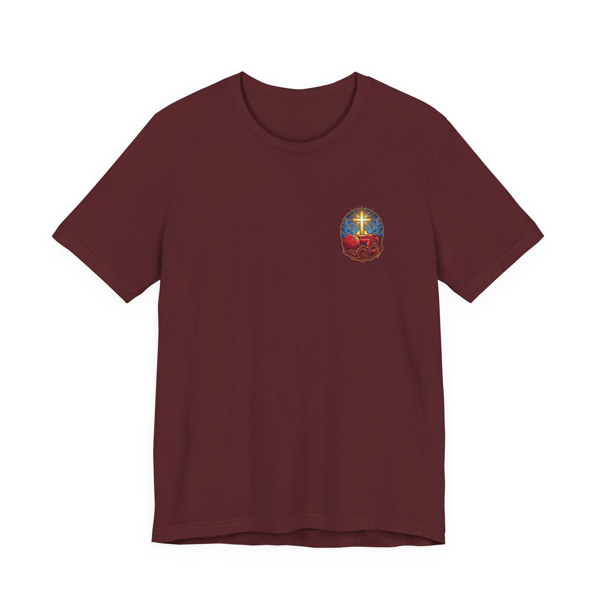 He Gives Us the Victory Christian Tee | Reformed Warrior Faith Shirt