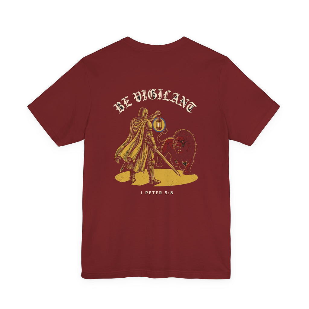 Be Vigilant Christian Tee | Reformed Warrior Faith Shirt