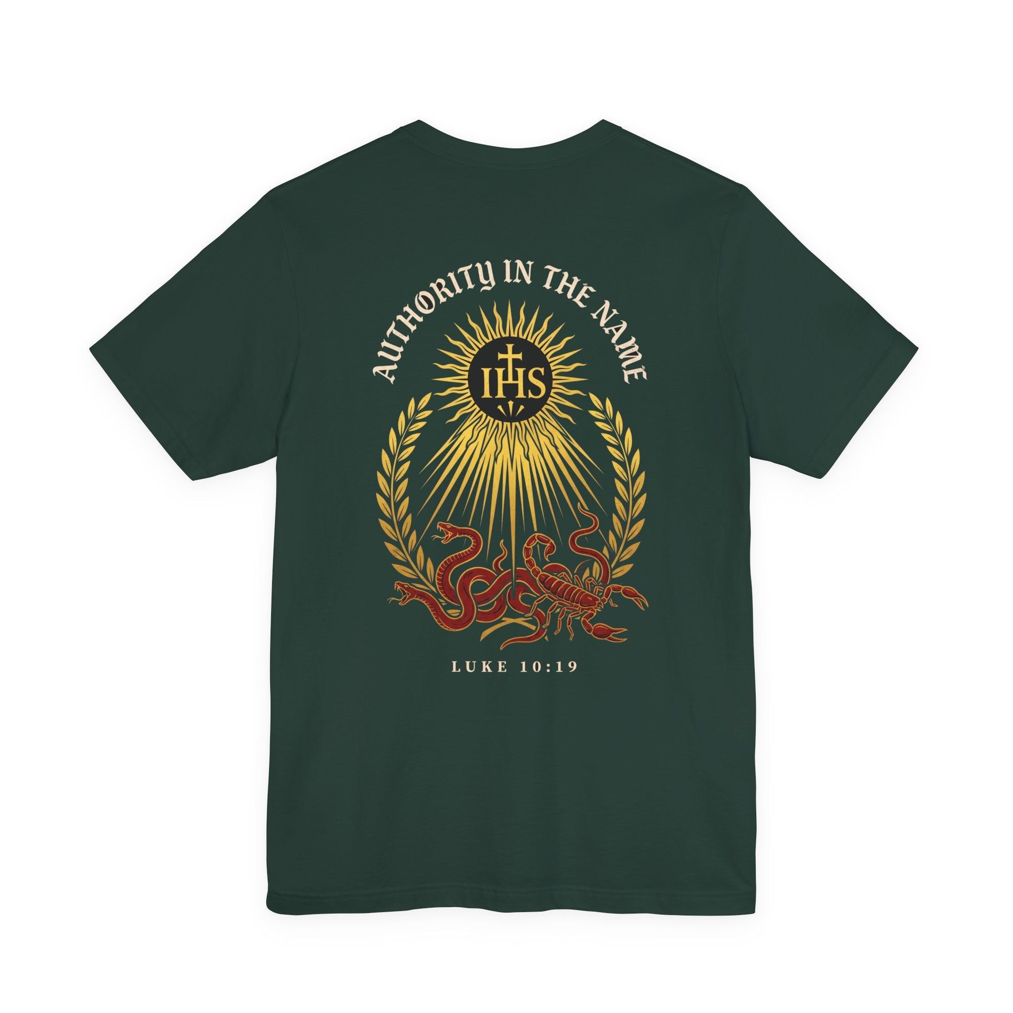 Authority in the Name - Christian Tee | Warrior Faith Bible Shirt