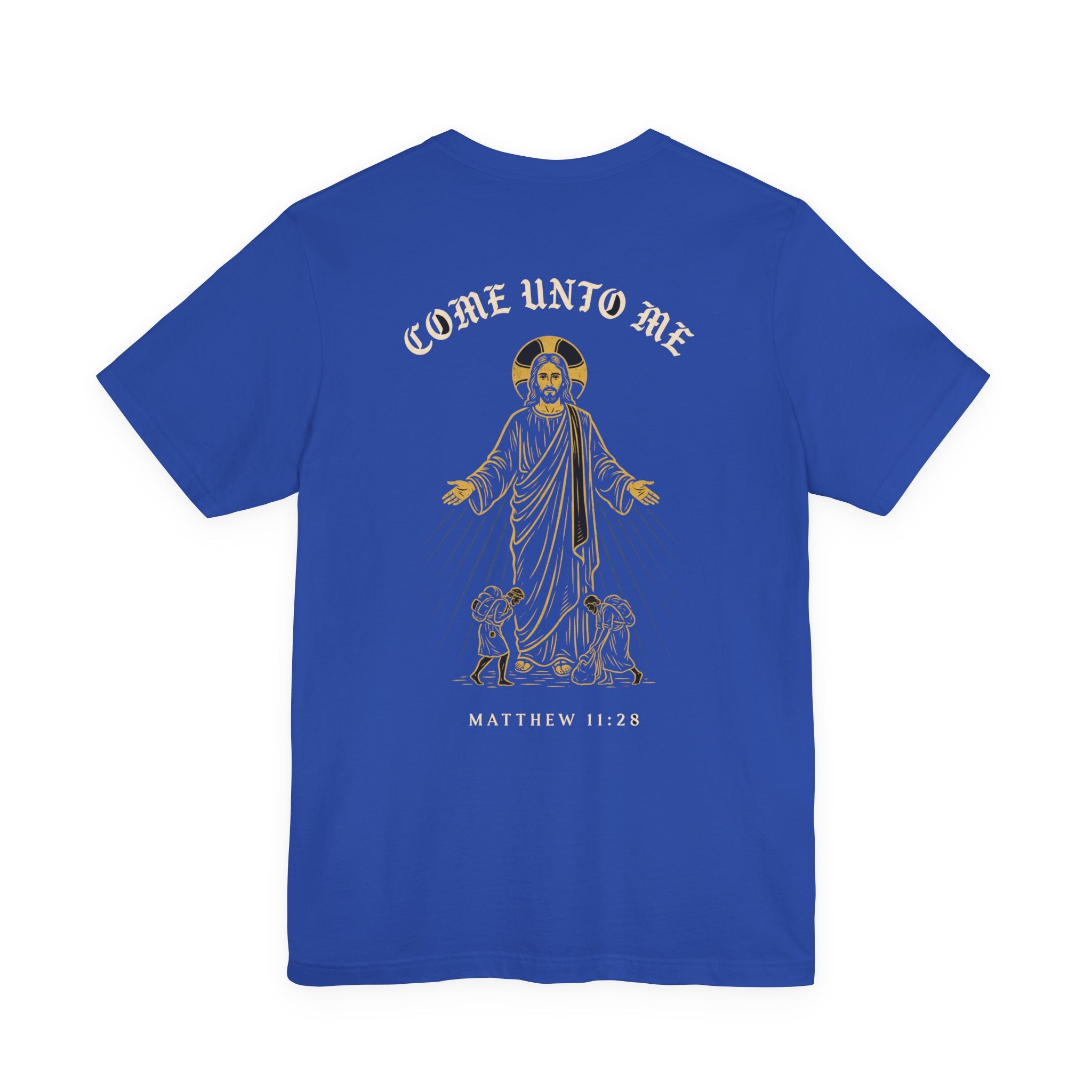 Come to Me All Who Are Weary Christian Tee | Warrior Faith Bible Shirt