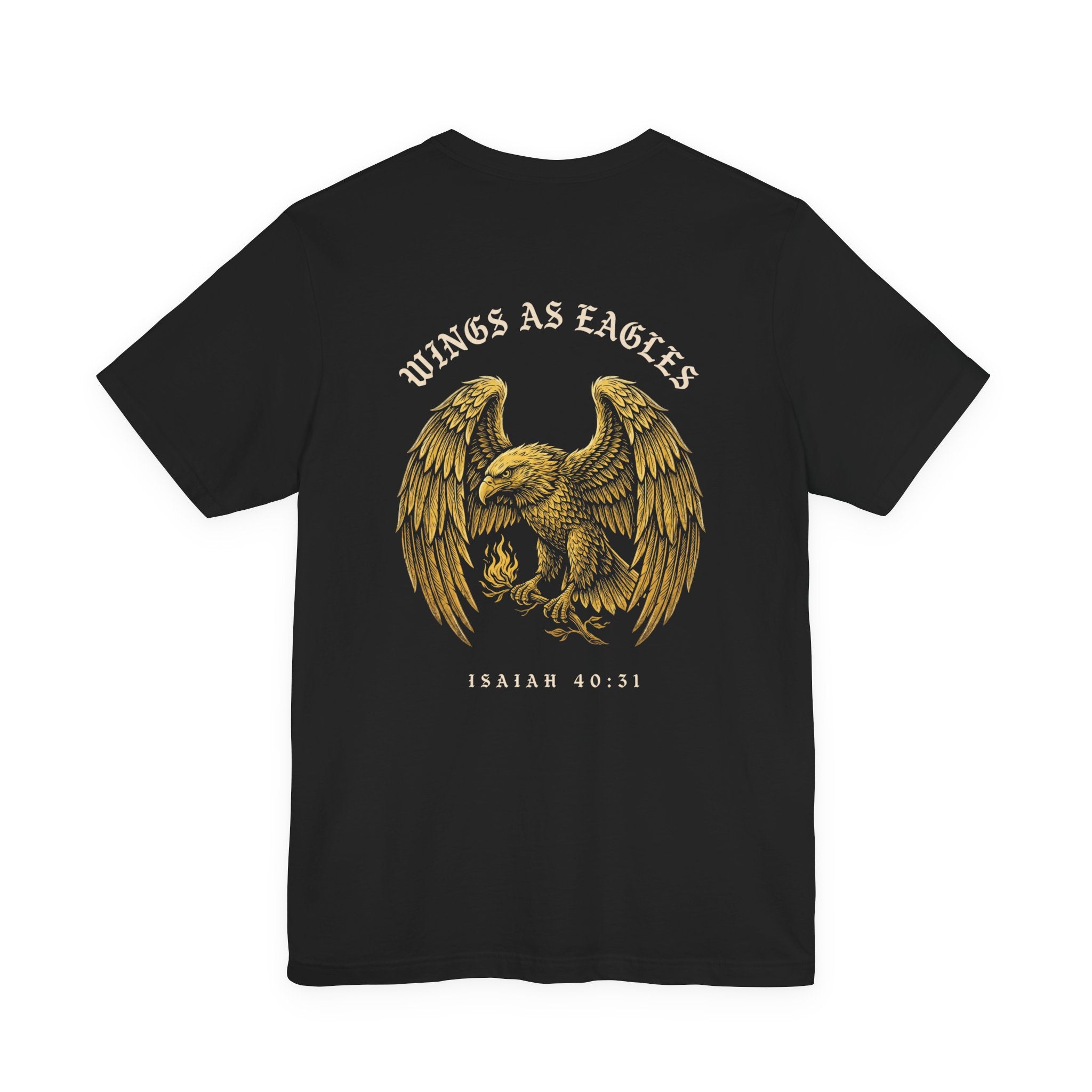 Mount Up With Wings as Eagles Christian Tee | Faith Bible Verse Shirt
