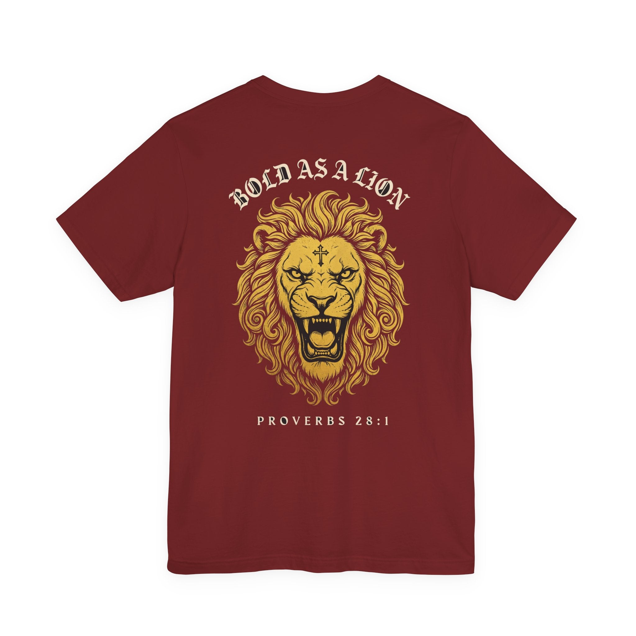 Bold as a Lion Christian Tee | Reformed Warrior Faith Shirt