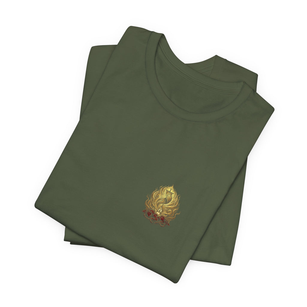 The Mighty One Will Save Christian Tee | Reformed Warrior Faith Shirt