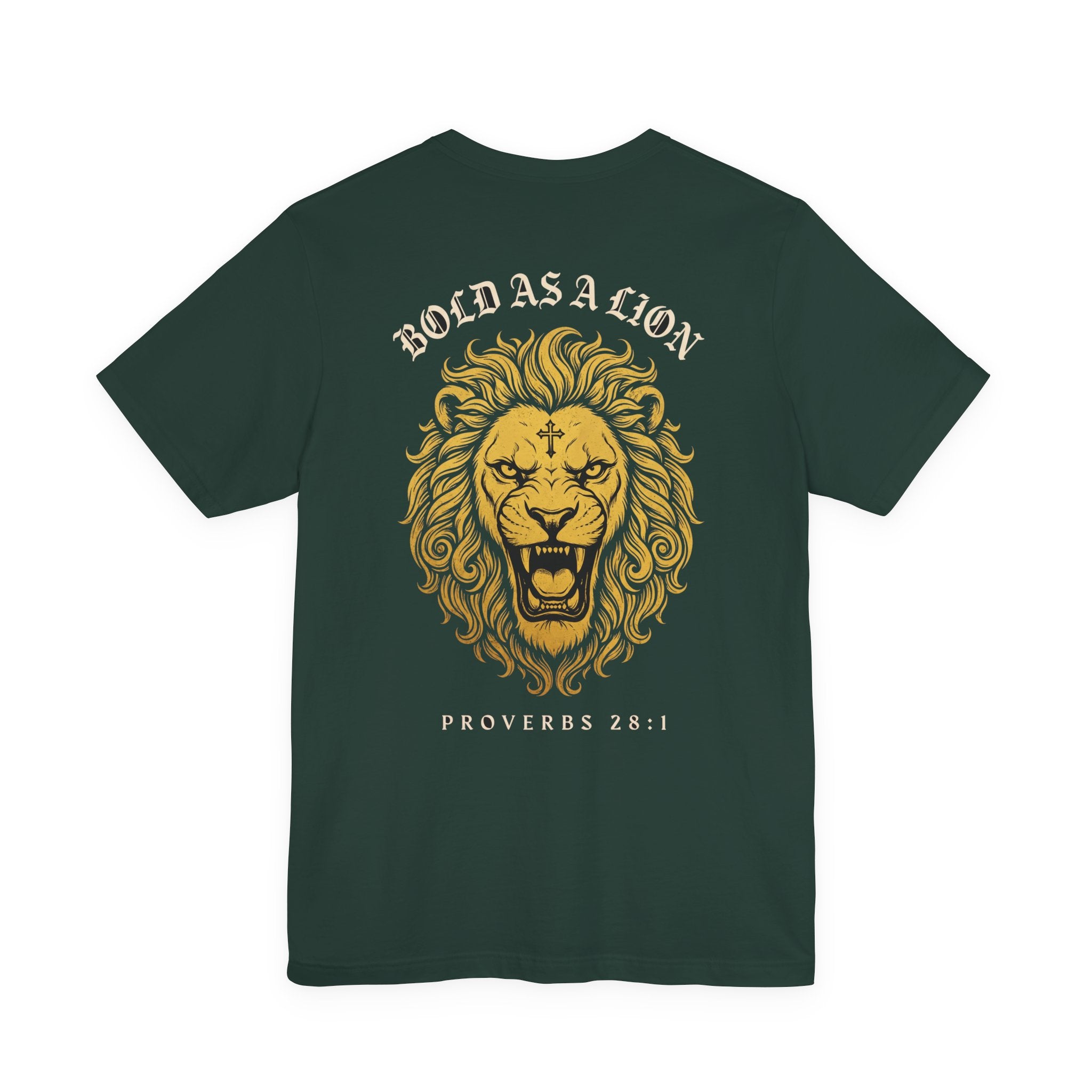 Bold as a Lion Christian Tee | Reformed Warrior Faith Shirt