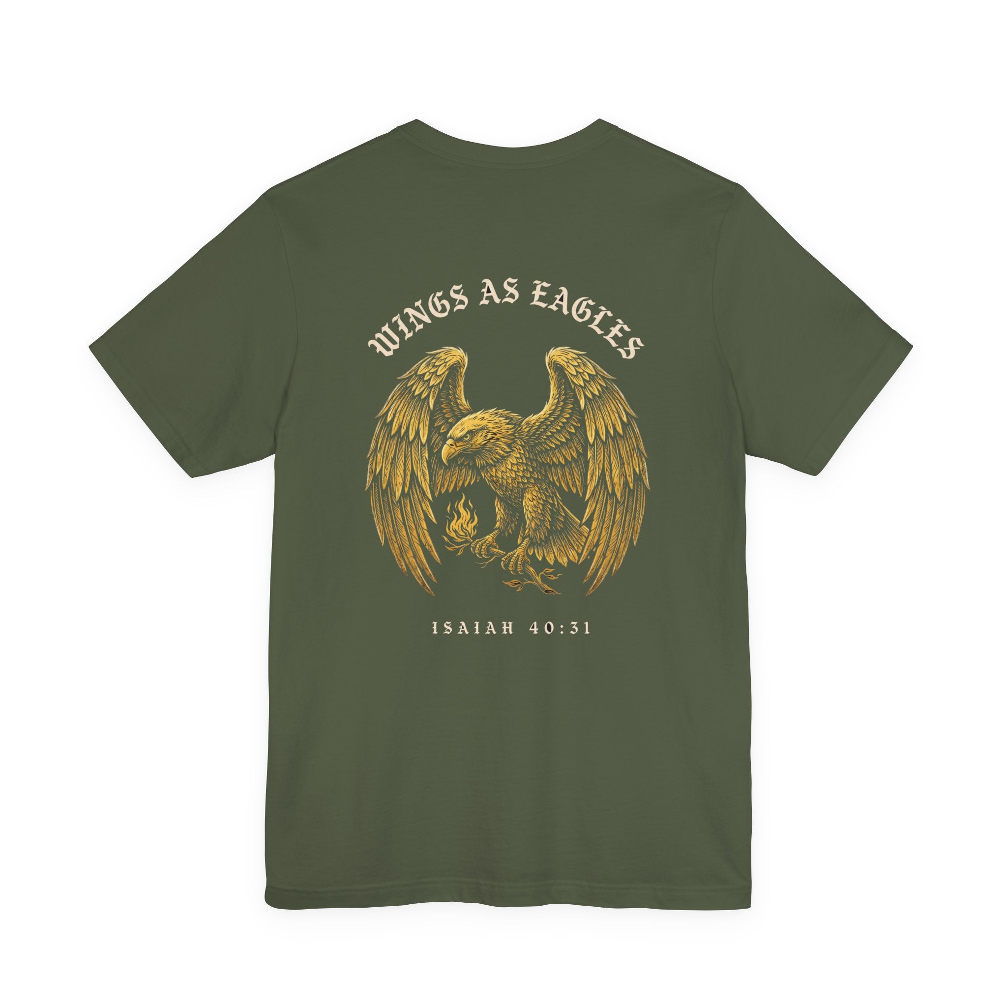 Mount Up With Wings as Eagles Christian Tee | Faith Bible Verse Shirt