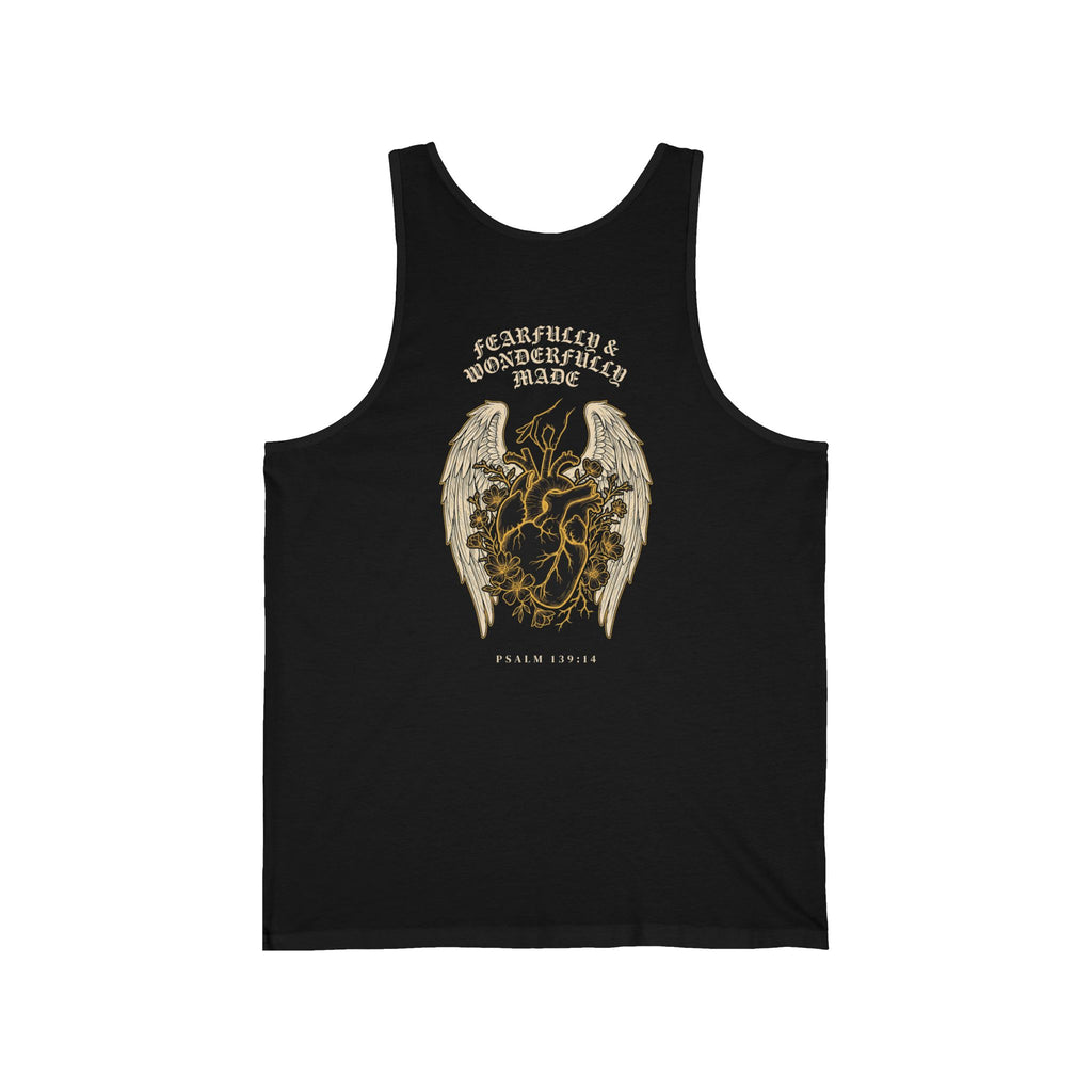 Fearfully and Wonderfully Made Tank Top | Psalm 139:14 Christian Faith