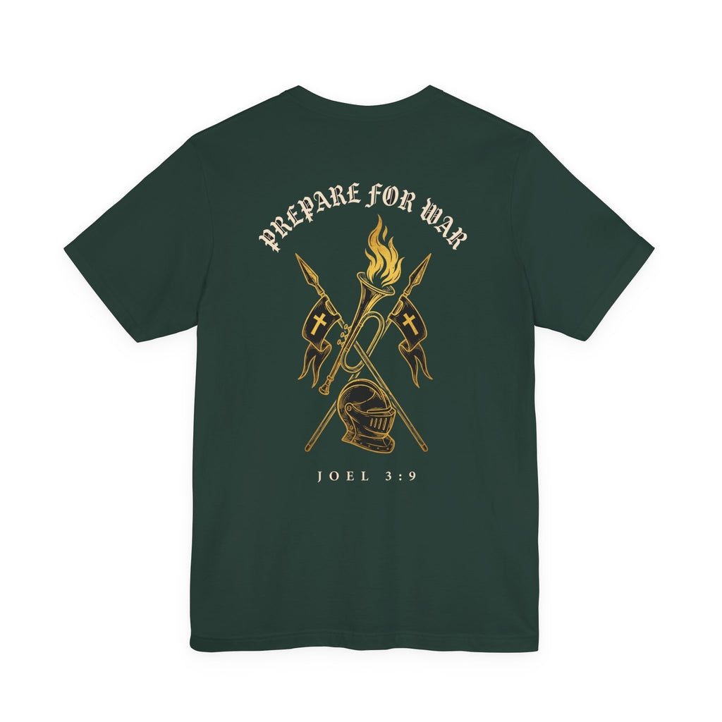 Prepare for War Christian Tee | Reformed Warrior Faith Shirt
