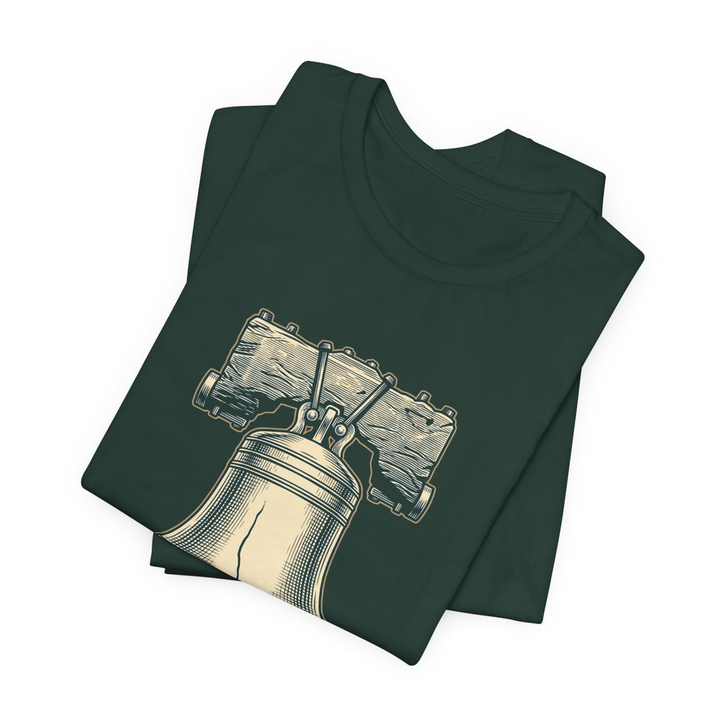 Still Cracked. Still Free. T-Shirt | Funny Liberty Bell 4th of July Tee | History Gift