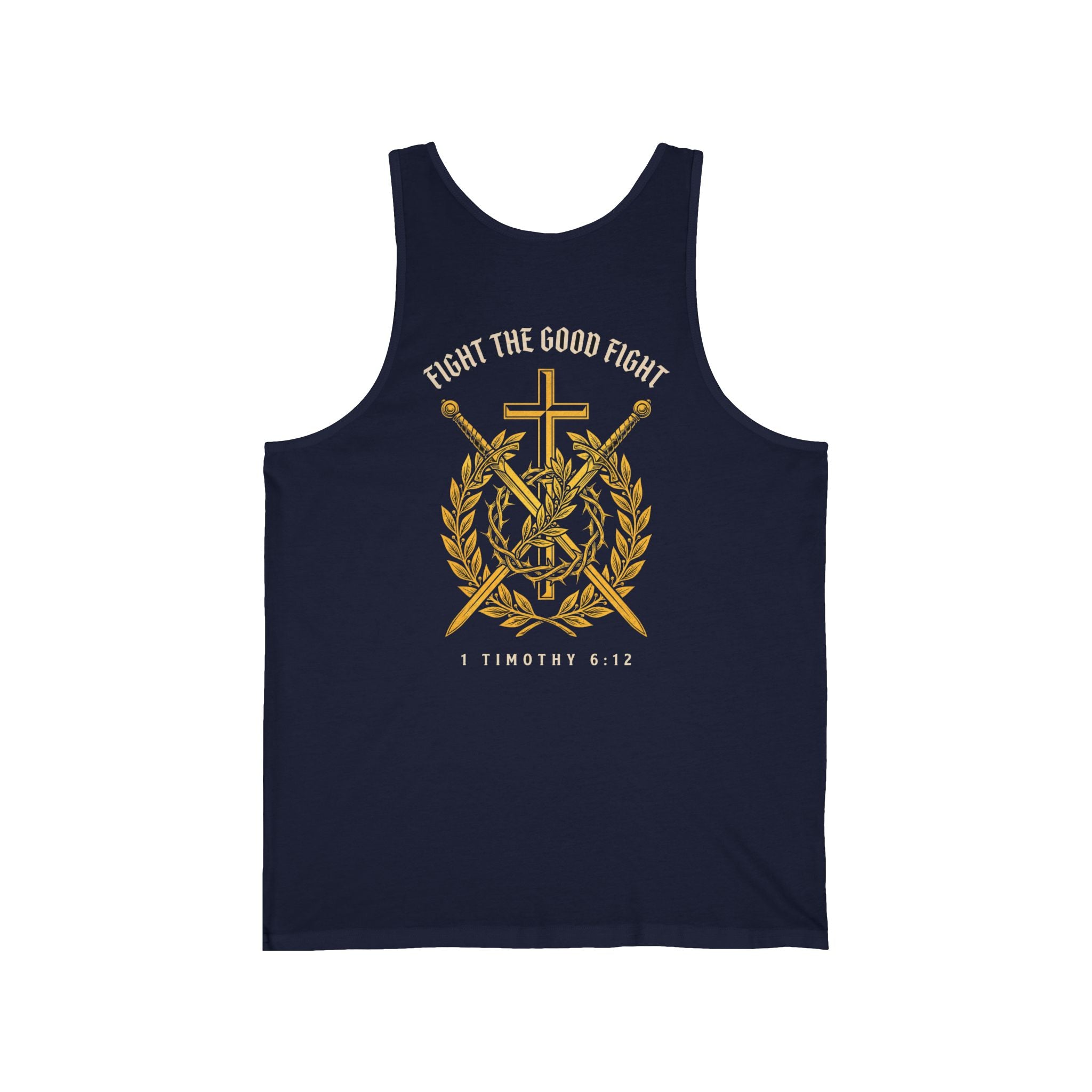 Fight the Good Fight Christian Tank | Reformed Warrior Faith