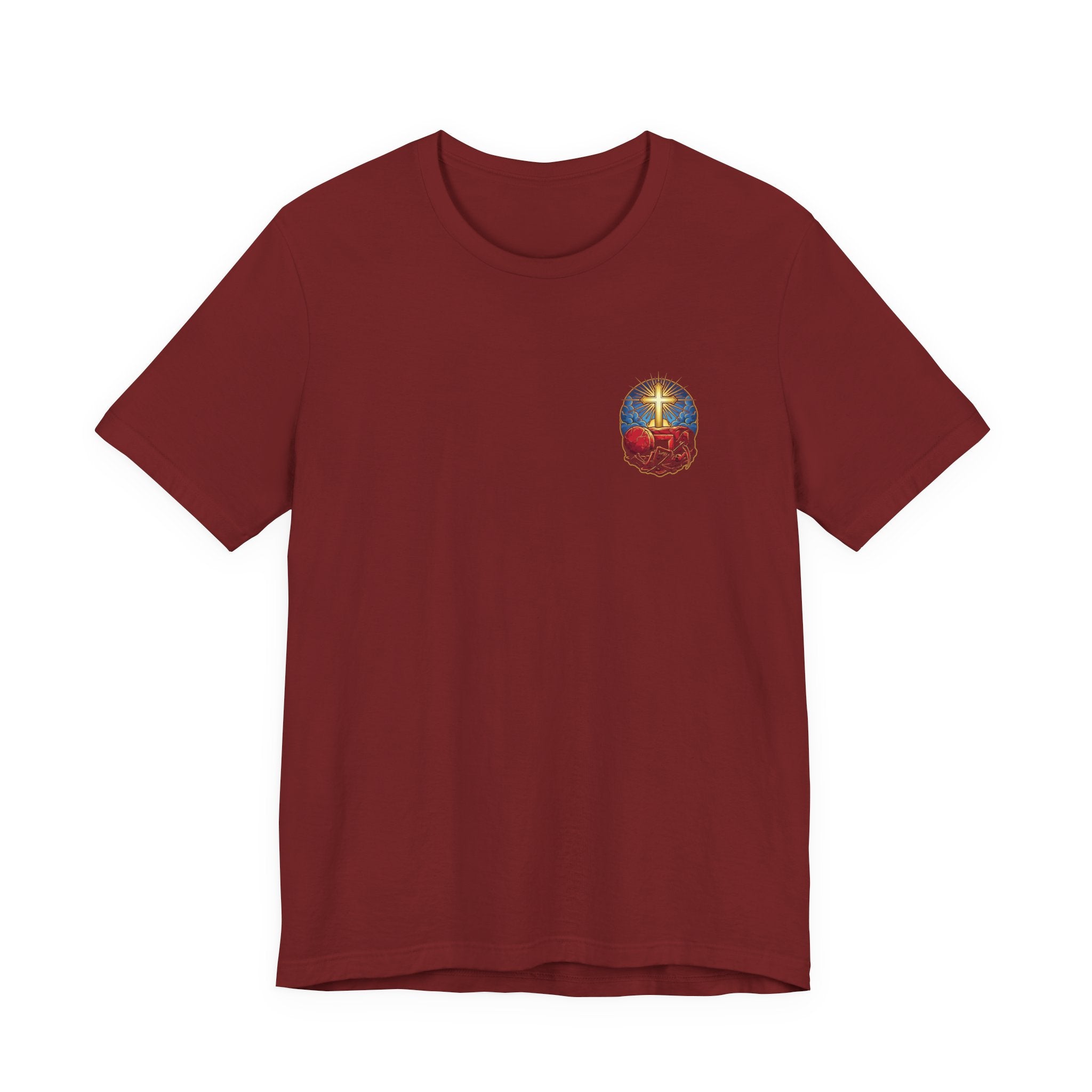 He Gives Us the Victory Christian Tee | Reformed Warrior Faith Shirt