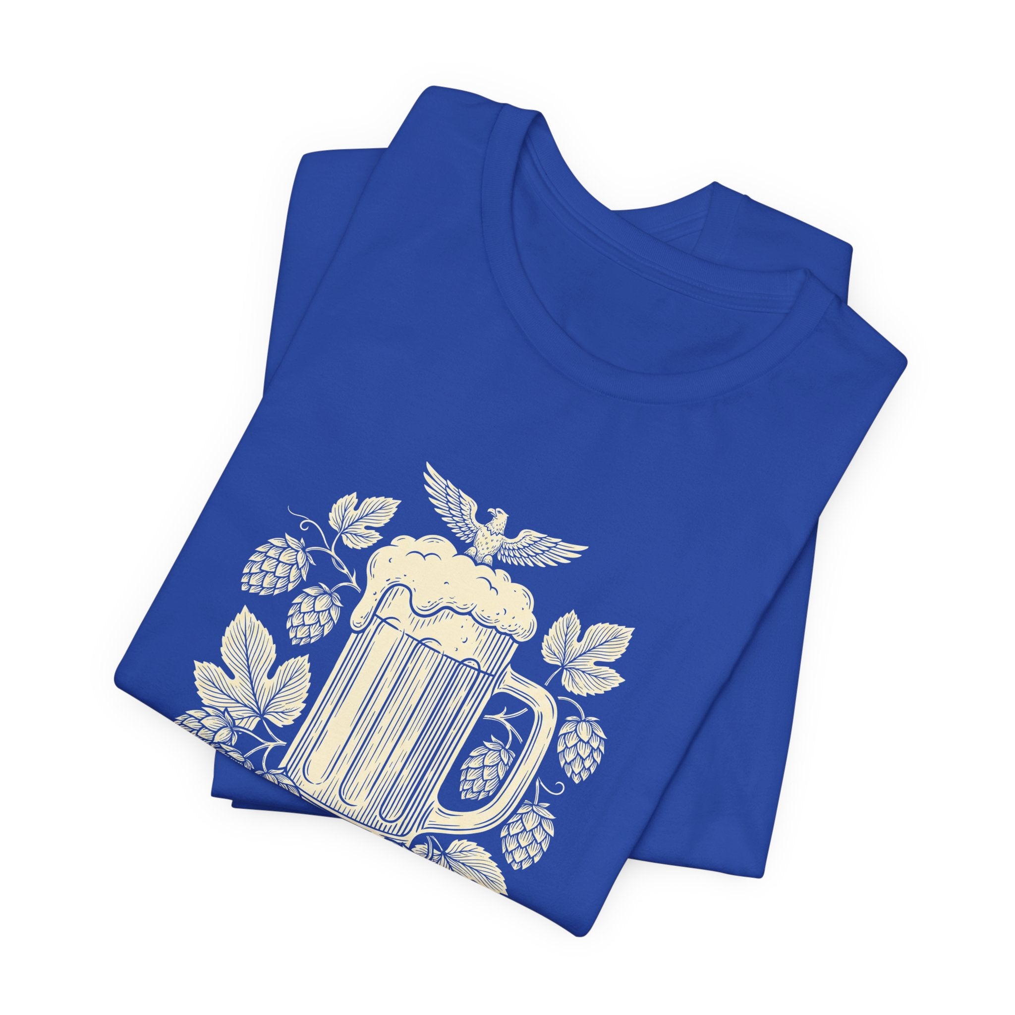 Pursuit of Hoppiness T-Shirt | Funny Craft Beer 4th of July Tee | Patriotic Beer Lover Gift | IPA Hops Shirt