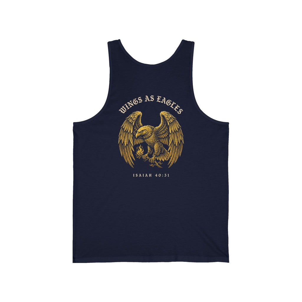 Mount Up With Wings as Eagles Christian Tank Top | Faith Bible Verse