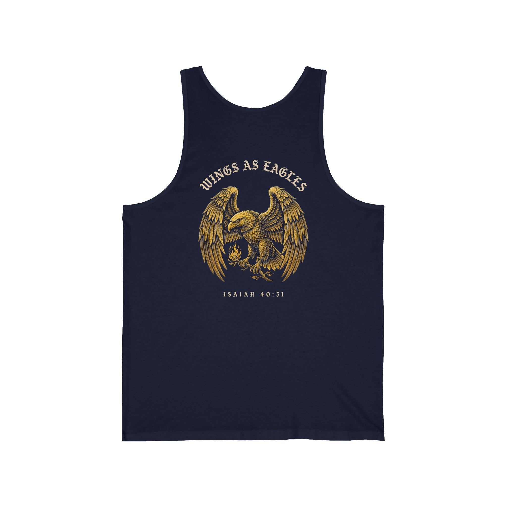 Mount Up With Wings as Eagles Christian Tank Top | Faith Bible Verse