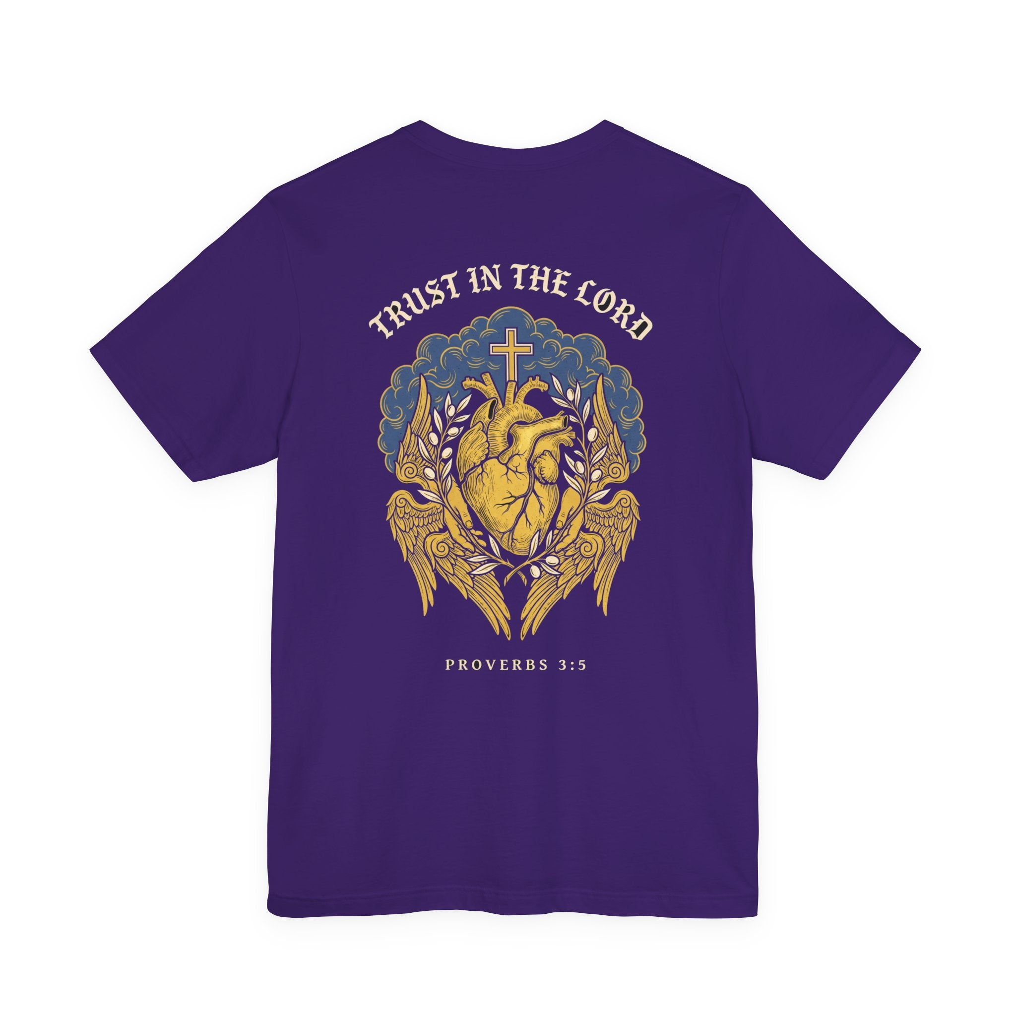Trust in the Lord With All Your Heart Christian Tee | Faith Bible Verse Shirt