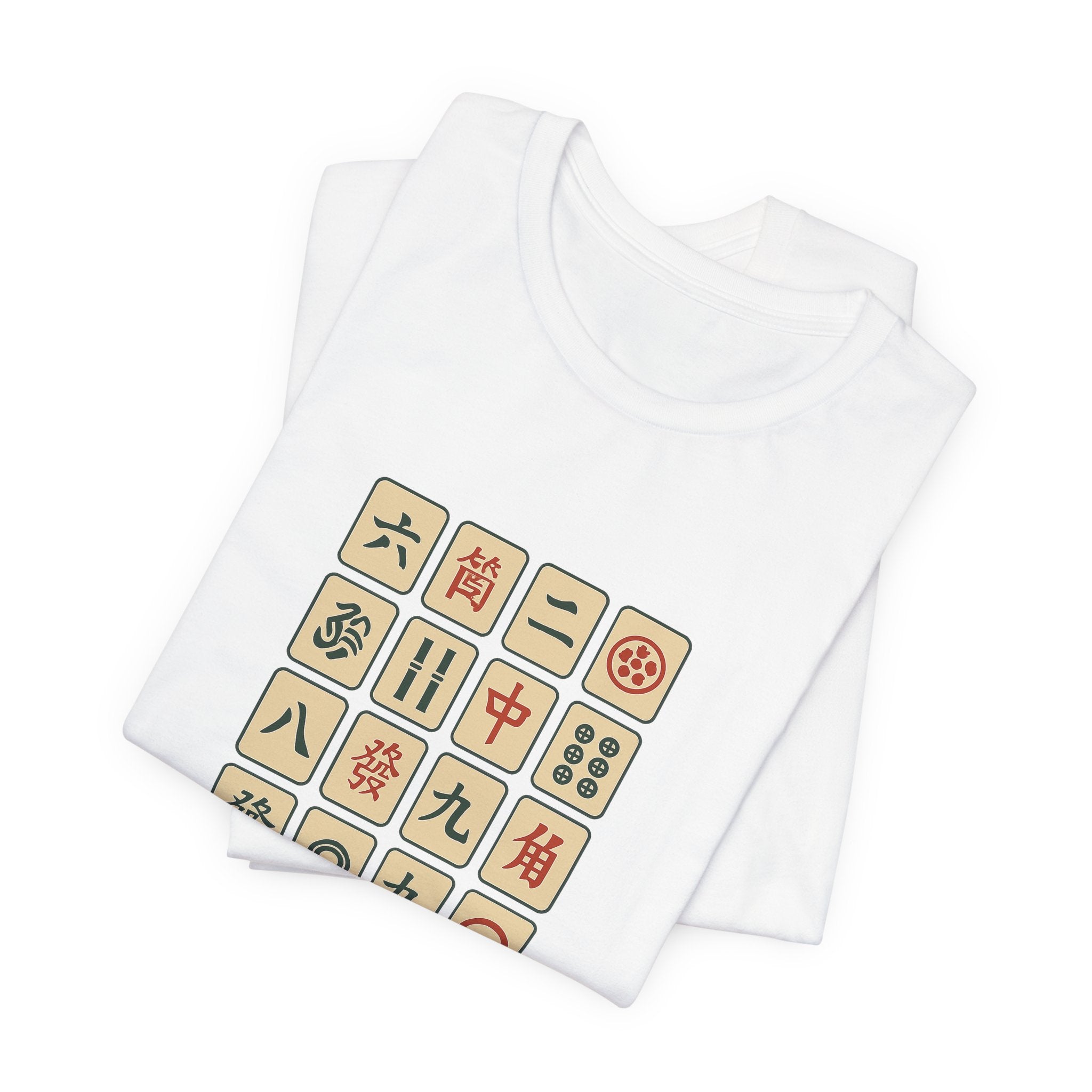 Antique Mahjong Tiles Tee - Game of Strategy Vintage Design