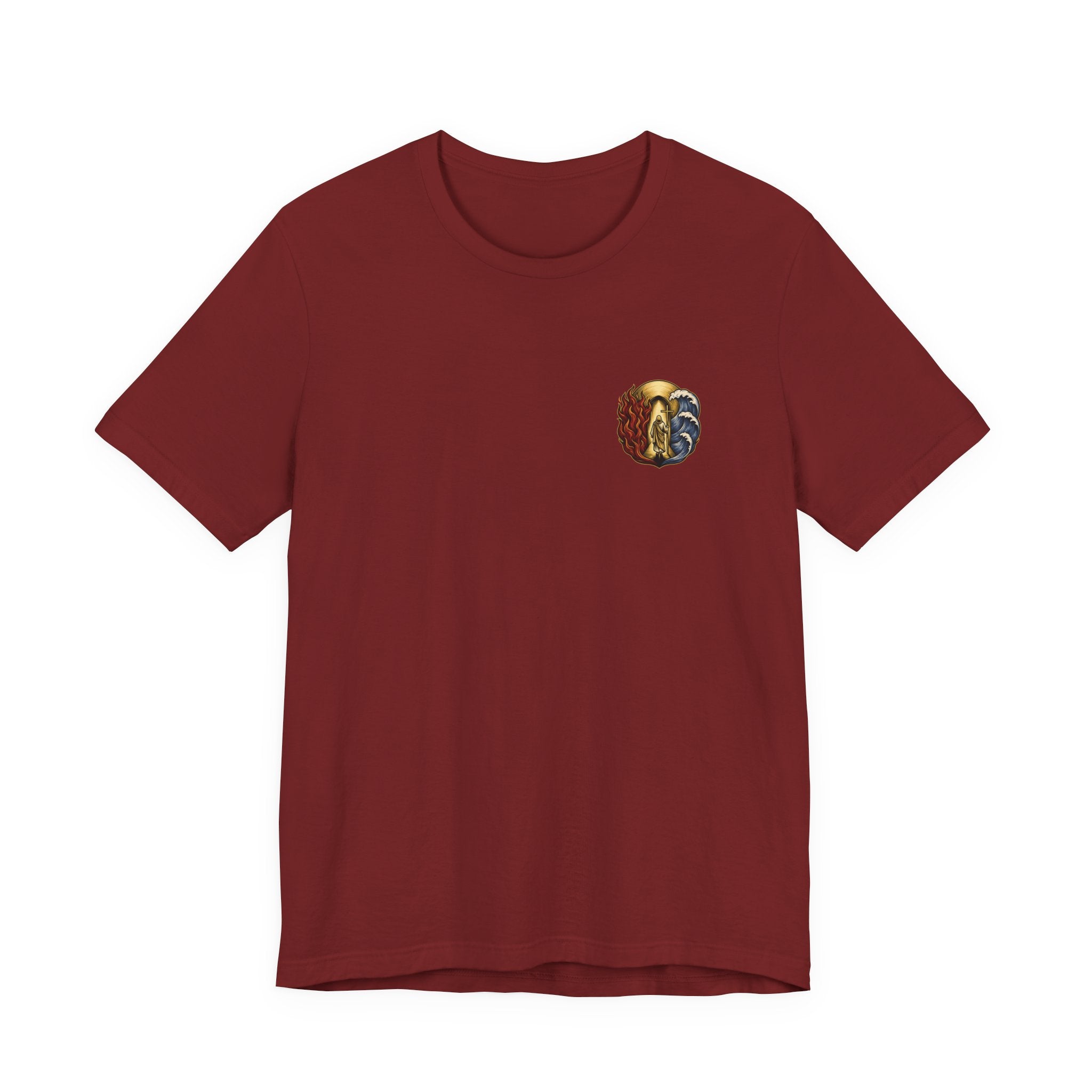 Through Fire and Water Christian Tee | Reformed Warrior Faith Shirt