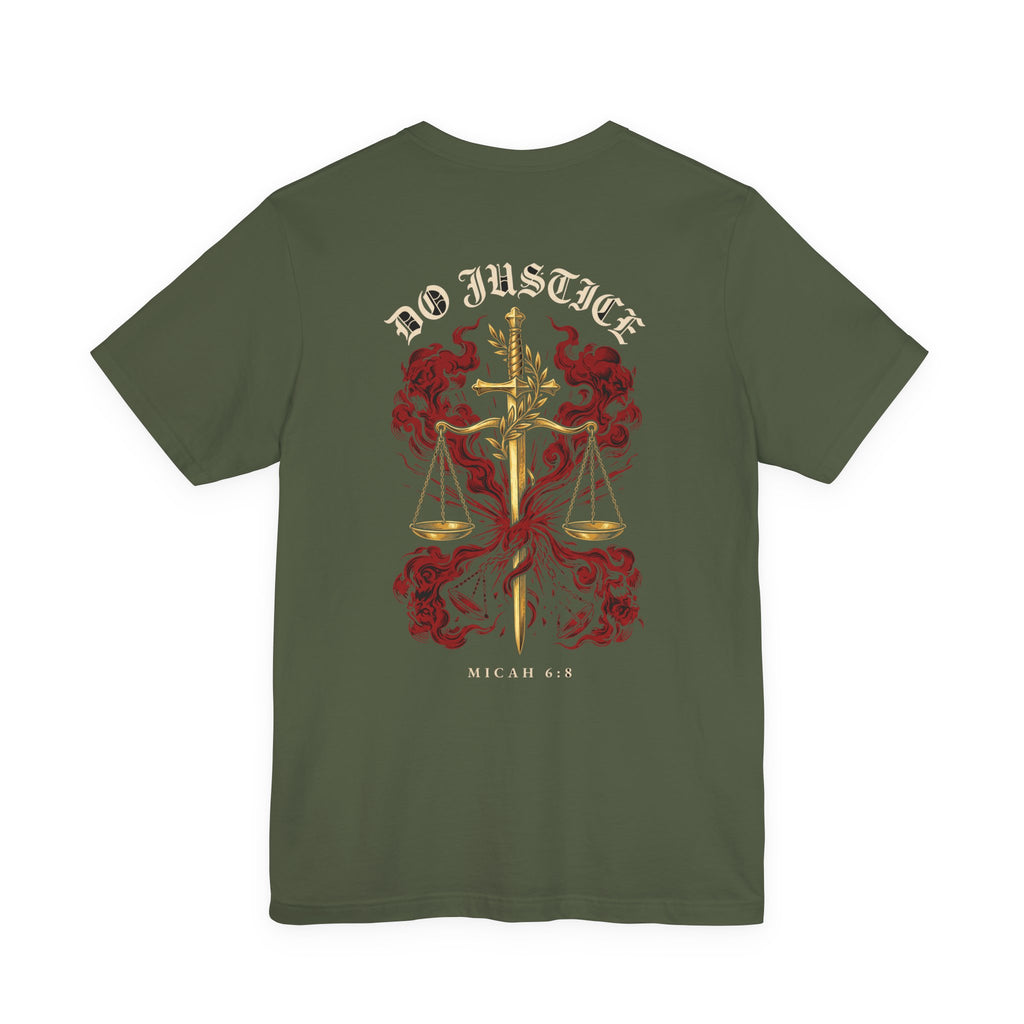 Do Justice Christian Tee | Reformed Warrior Faith Shirt