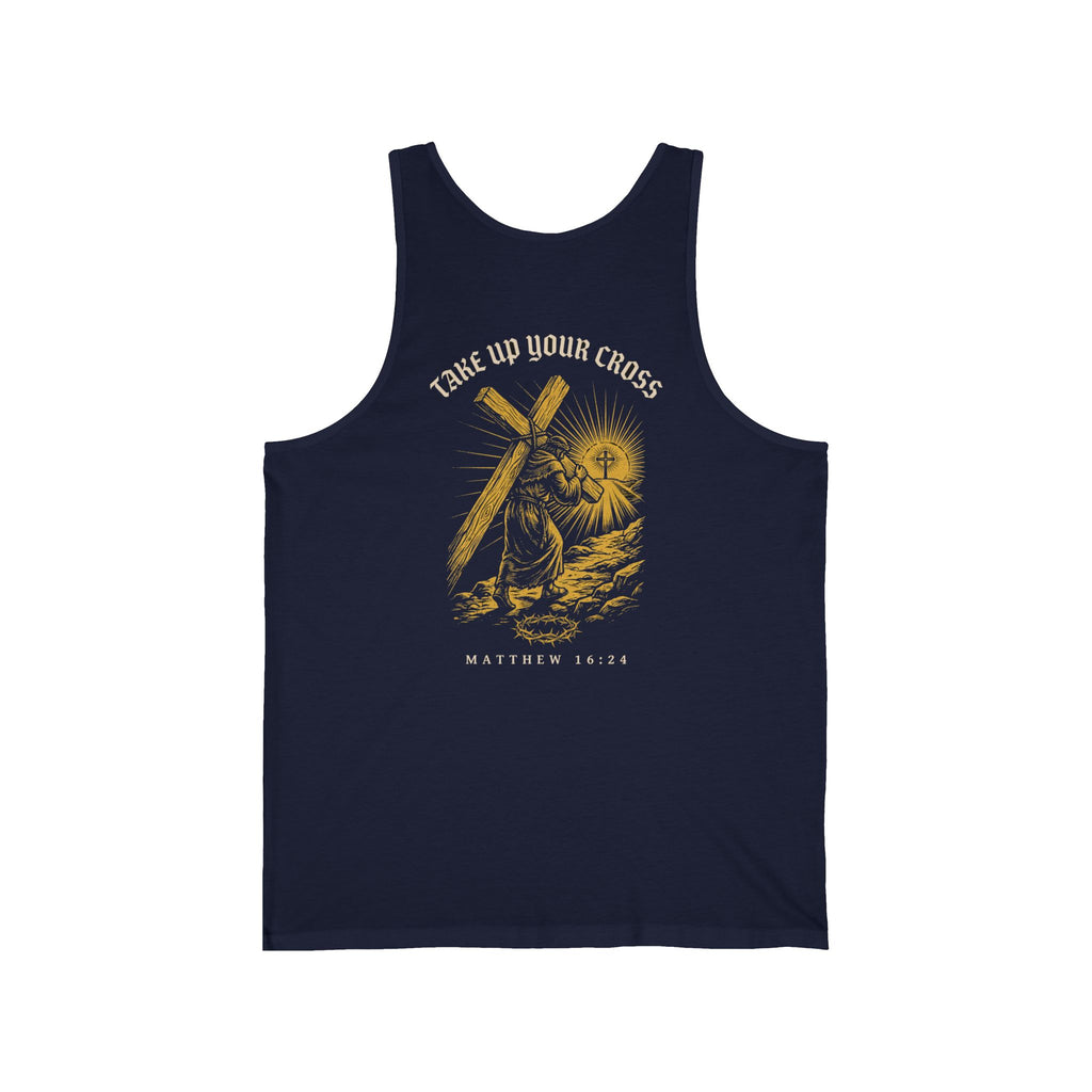 Take Up Your Cross Christian Tank | Reformed Warrior Faith