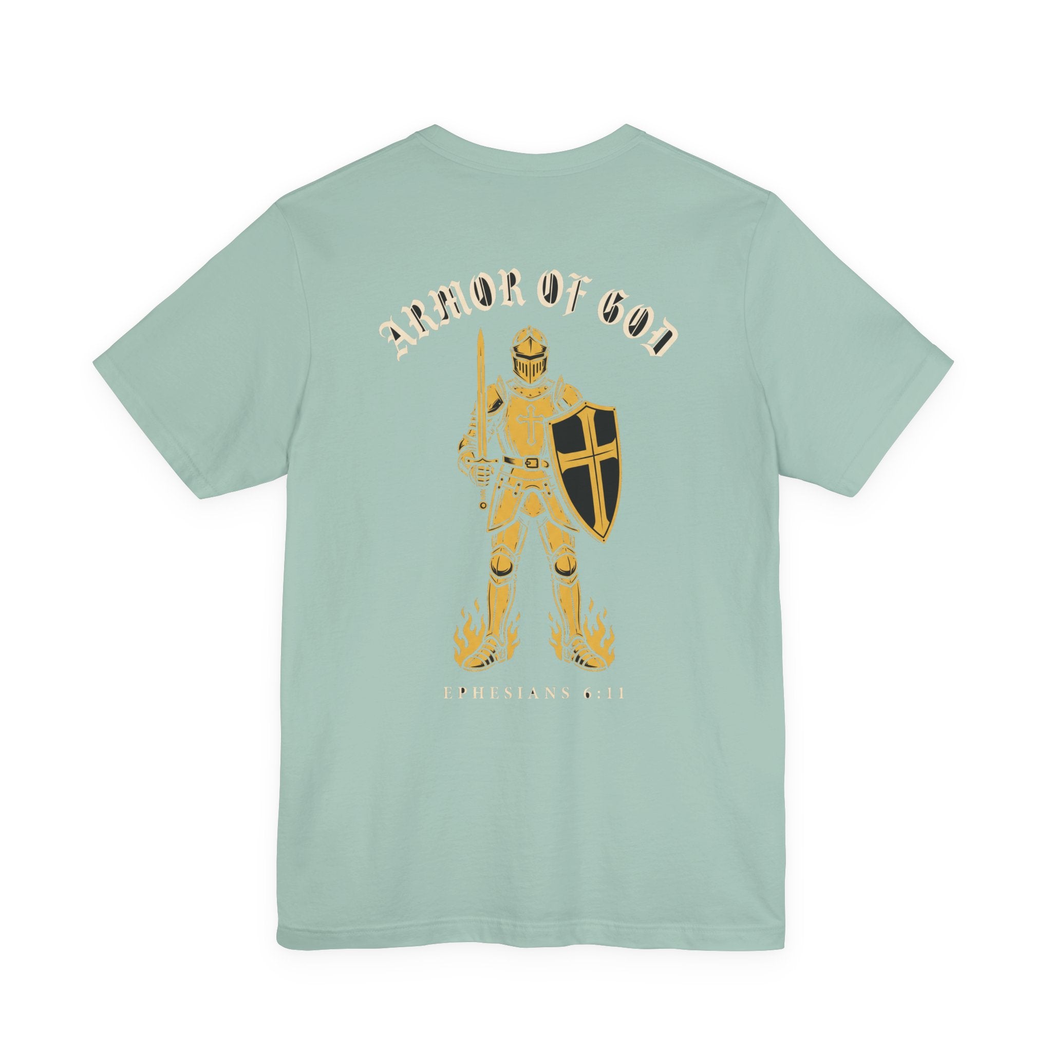 Put On the Full Armor of God Warrior Christian Tee | Crusades Faith Bible Shirt