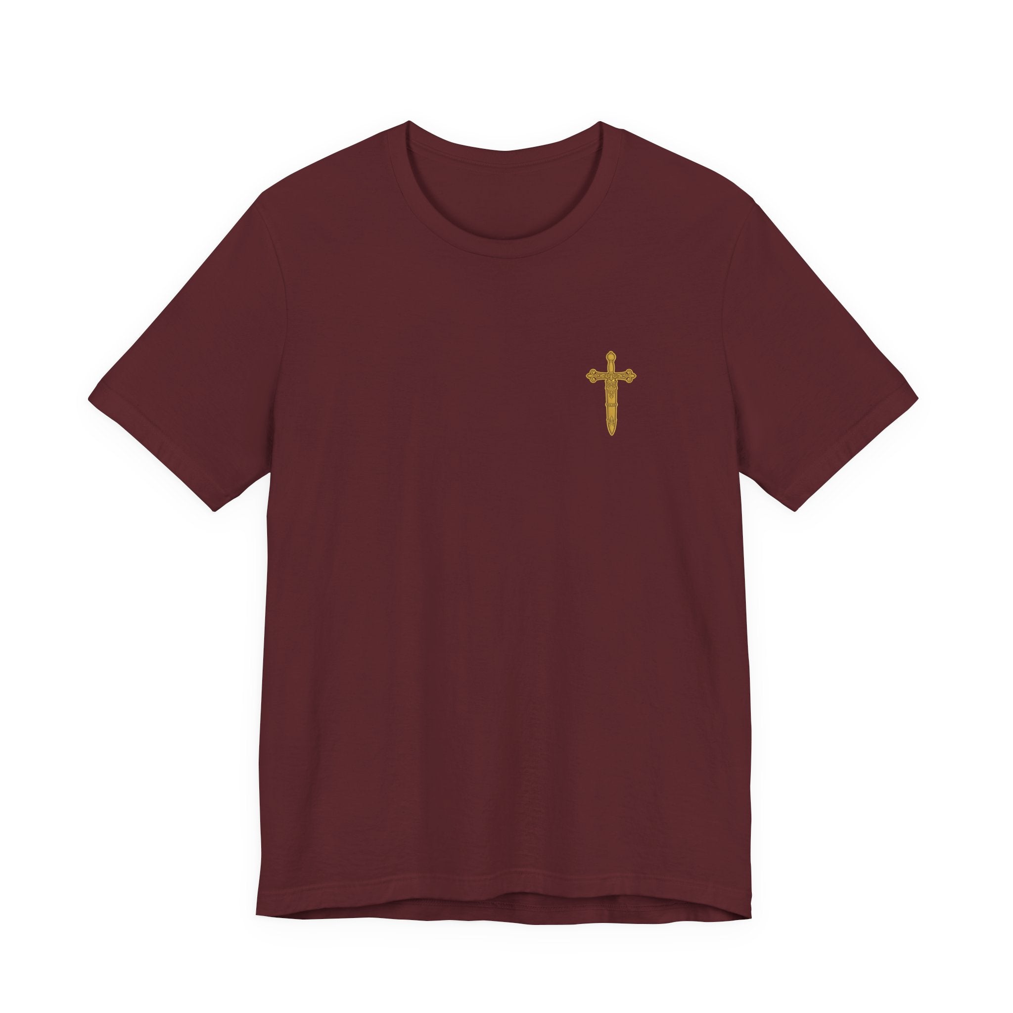 Crucified With Christ Christian Tee | Reformed Warrior Faith Shirt