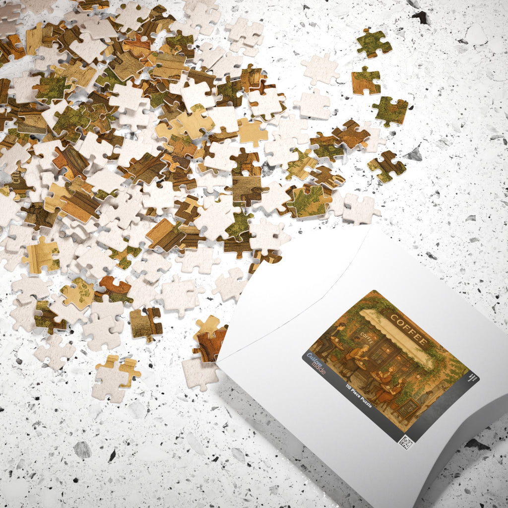 Classic Coffee Shop Jigsaw Puzzle - Cozy Urban Cafe Scene