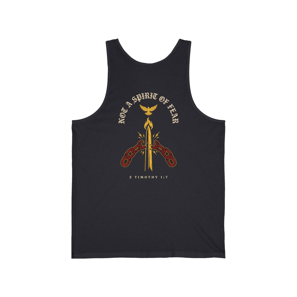 God Has Not Given Us a Spirit of Fear Christian Tank Top | Faith Bible Verse