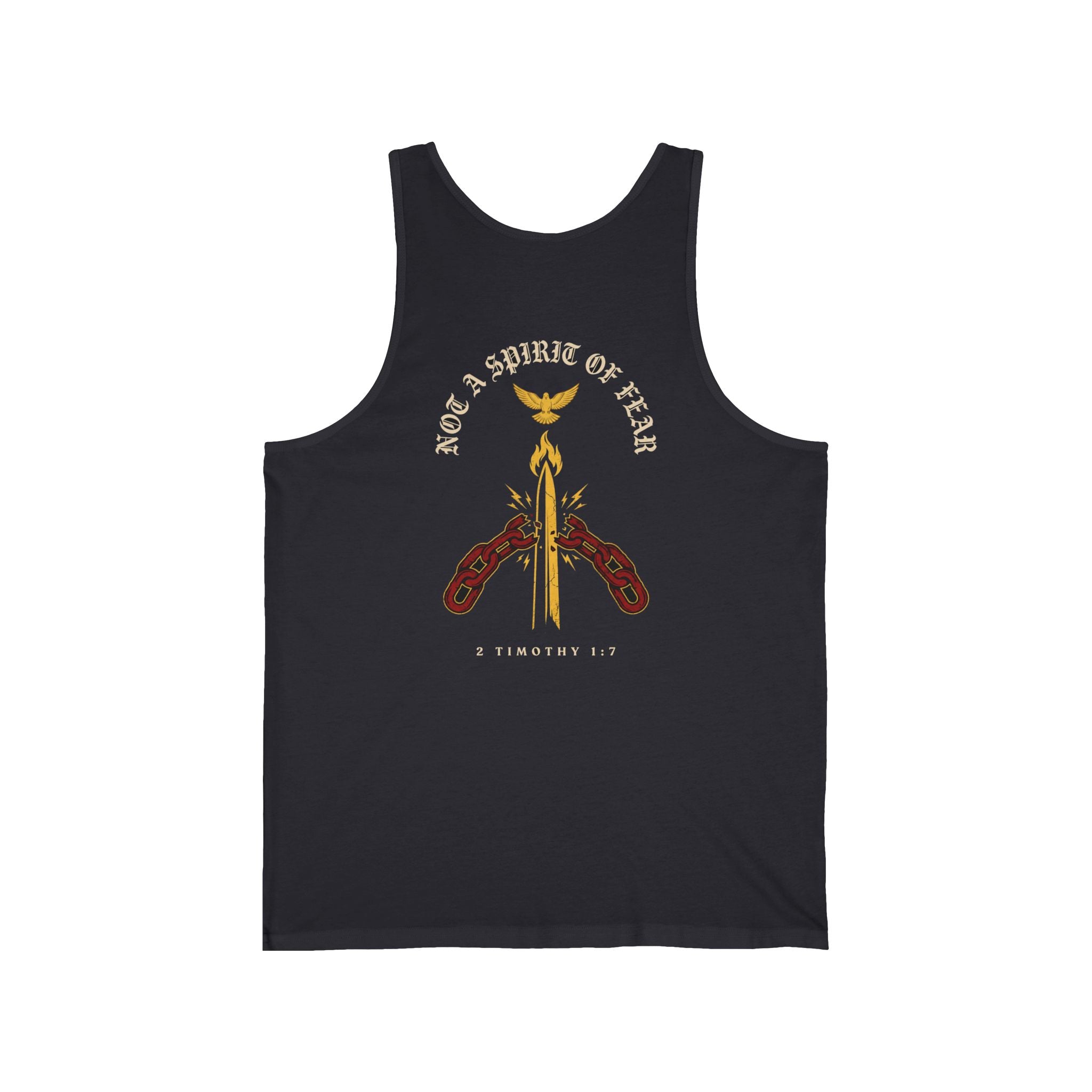 God Has Not Given Us a Spirit of Fear Christian Tank Top | Faith Bible Verse