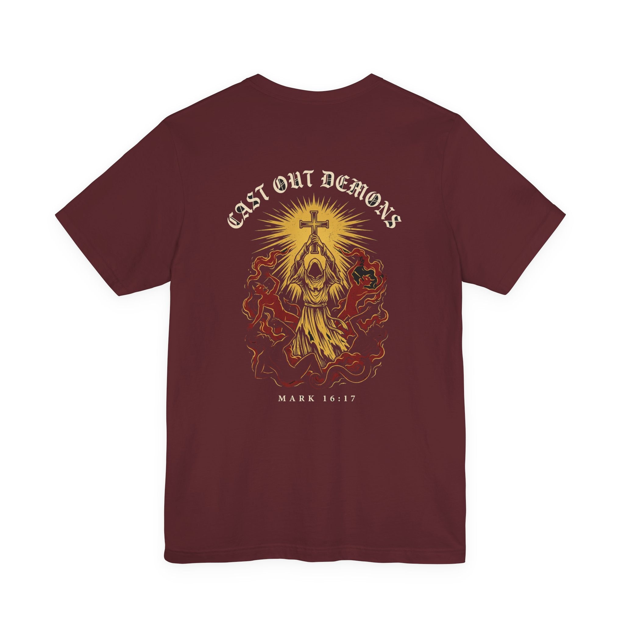Cast Out Demons in My Name Christian Tee | Warrior Faith Bible Shirt