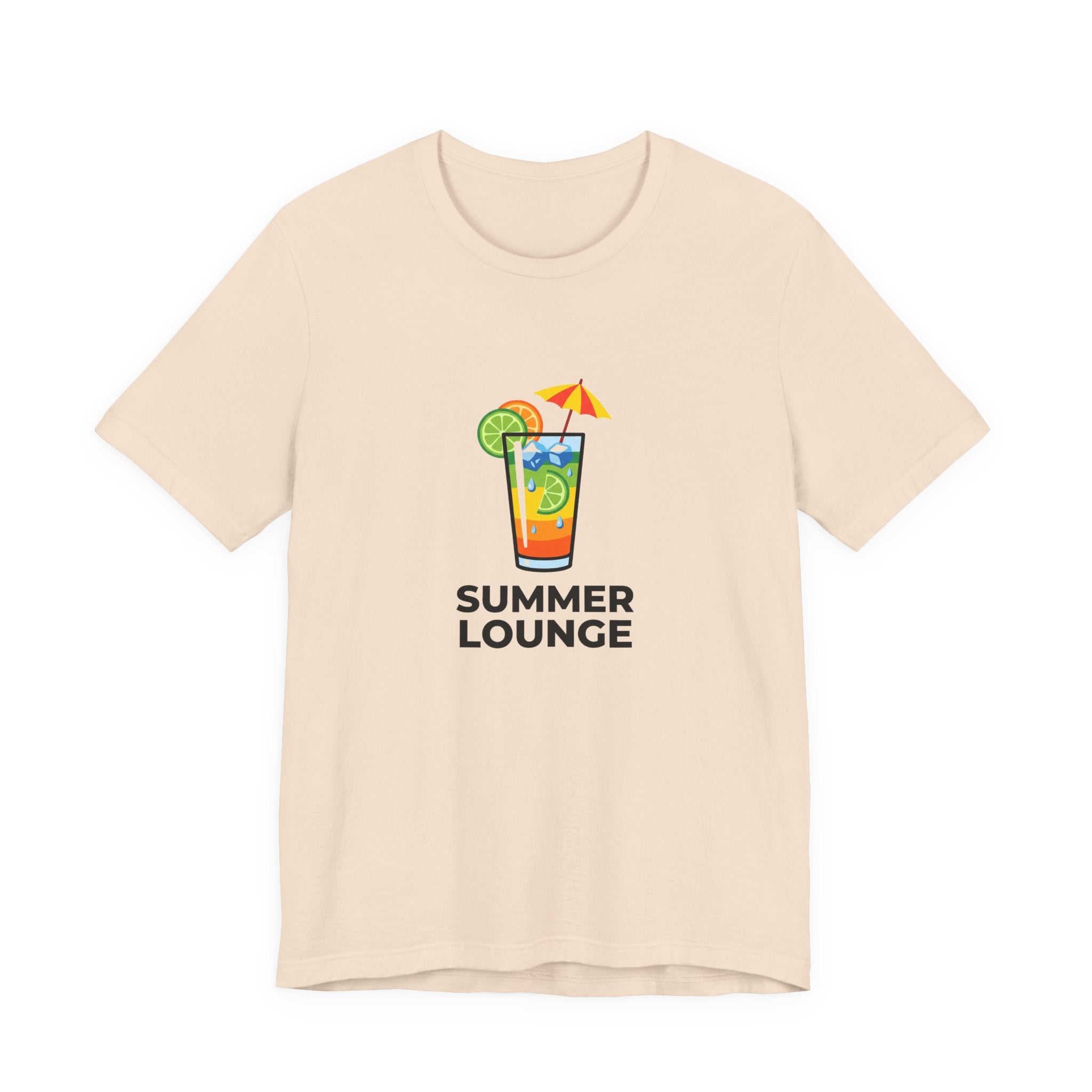 Tropical Cocktail Illustration Shirt | Summer Poolside Tee
