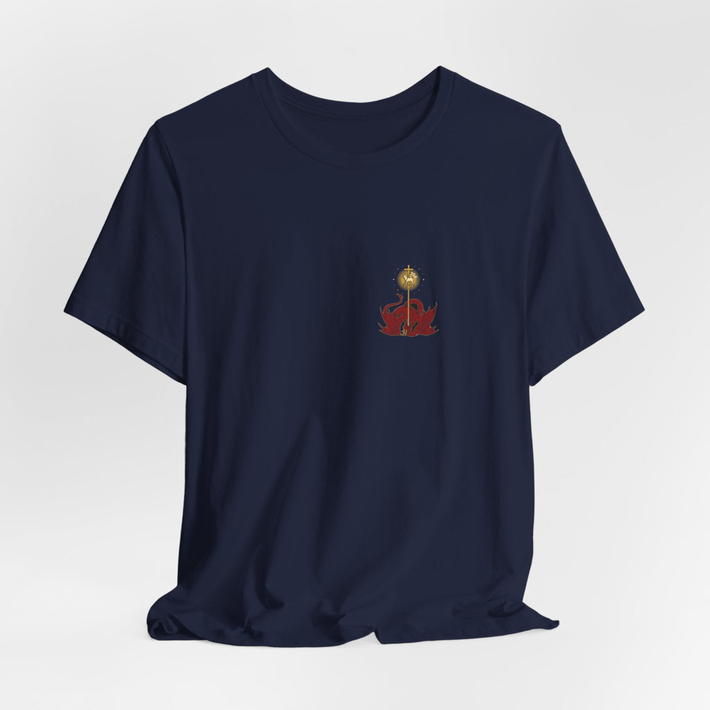 By the Blood Christian Tee | Reformed Warrior Faith Shirt