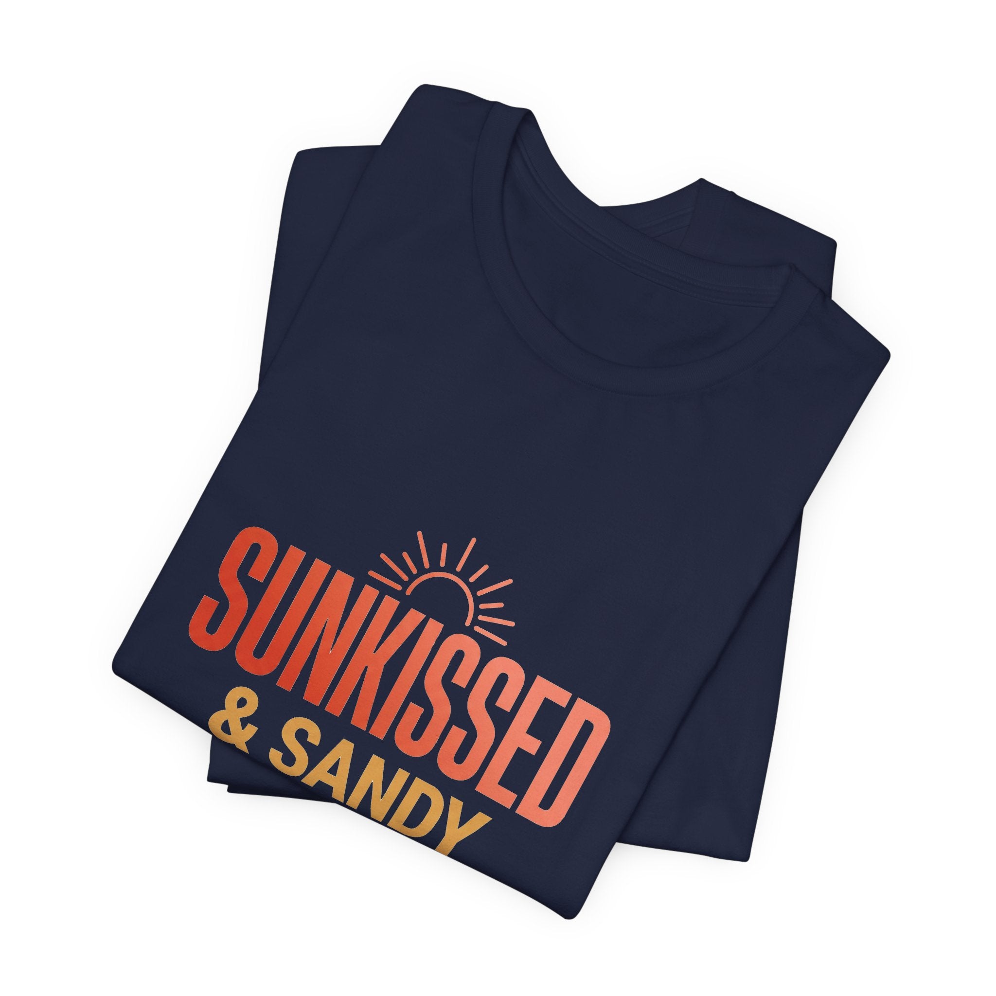 Sunkissed & Sandy Tee - Beach Vibe Graphic Shirt for Relaxed Days